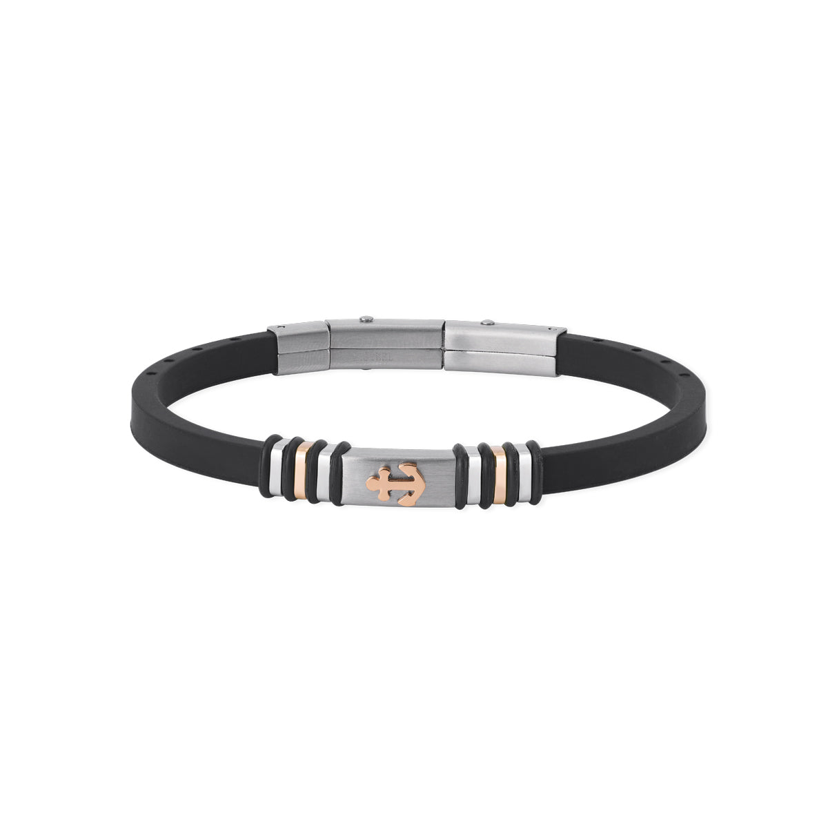 2JEWELS - Bracciale Acciaio con Silicone