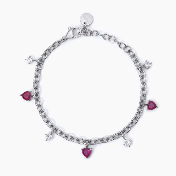 2JEWELS - Bracciale con Rubini Sintetici