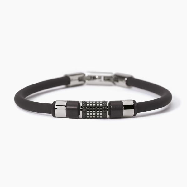 2JEWELS - Bracciale Acciaio e Silicone