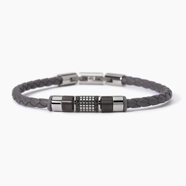 2JEWELS - Bracciale Acciaio e Pelle