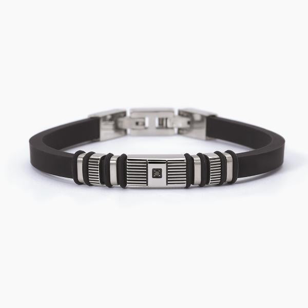 2JEWELS - Bracciale Acciaio e Pelle