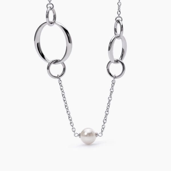 2JEWELS - Collana in Acciaio con Shell Pearl
