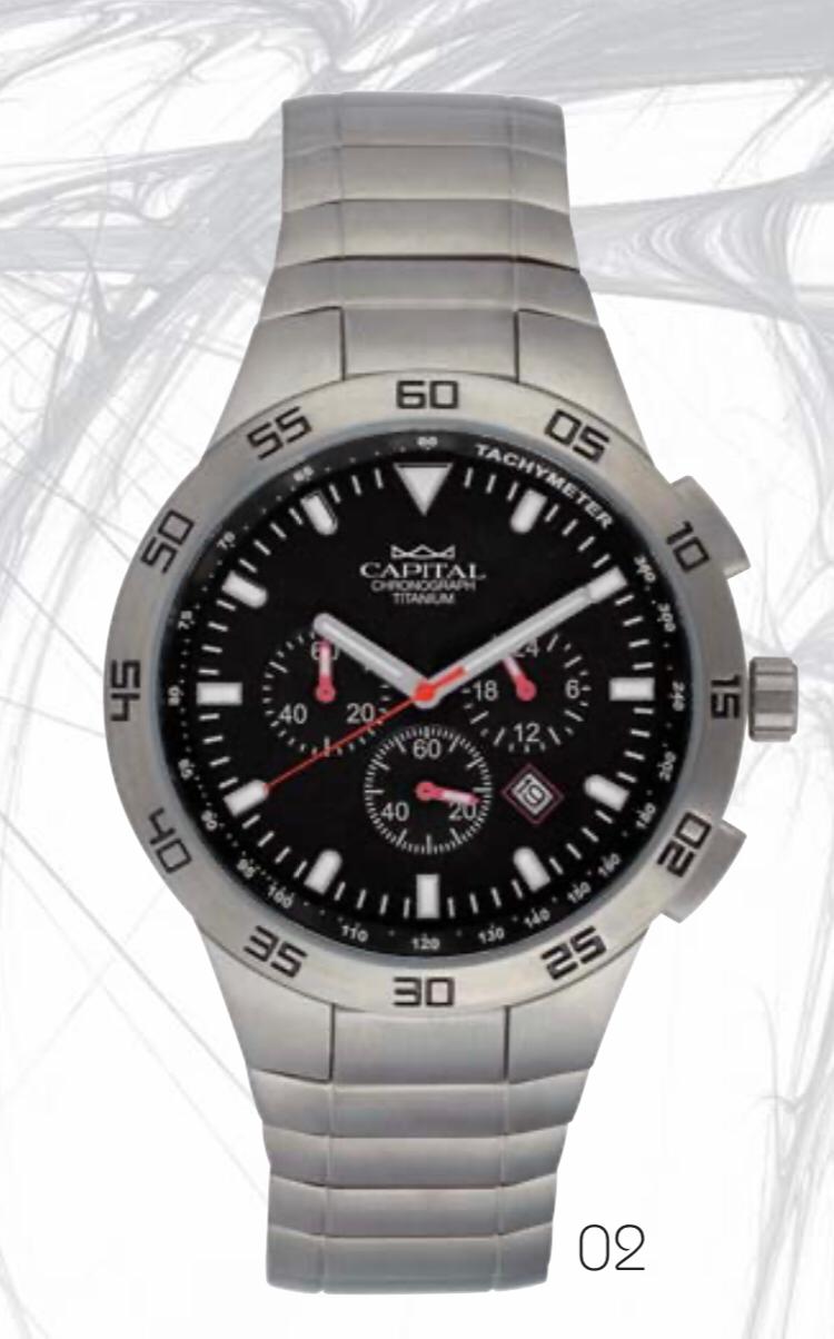 Capital - Orologio Uomo Titanio AX420
