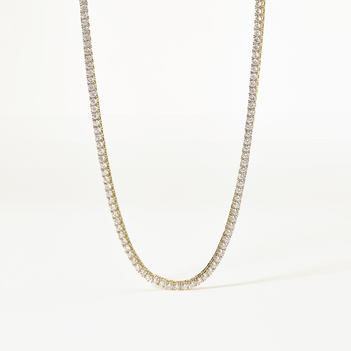 MABINA - Collana Tennis Dorata