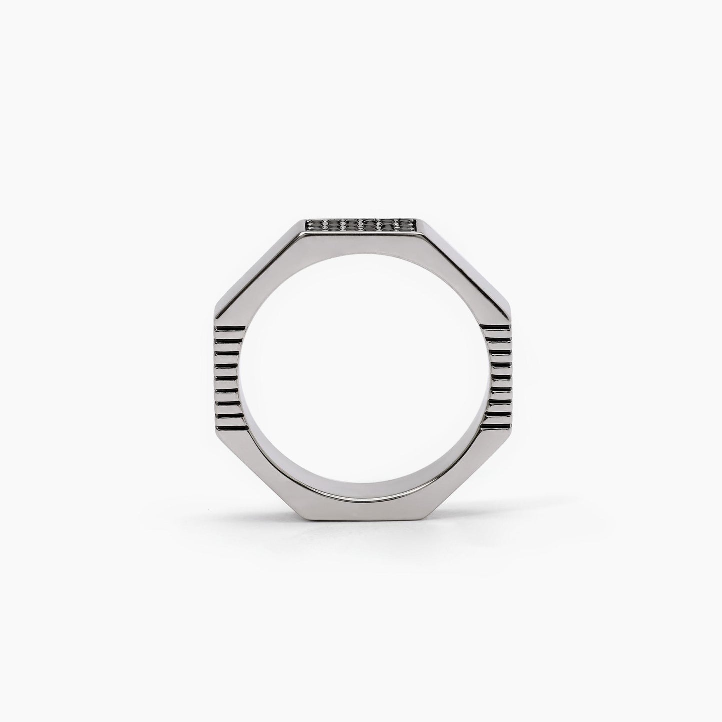 MABINA UOMO - Anello Ottagonale