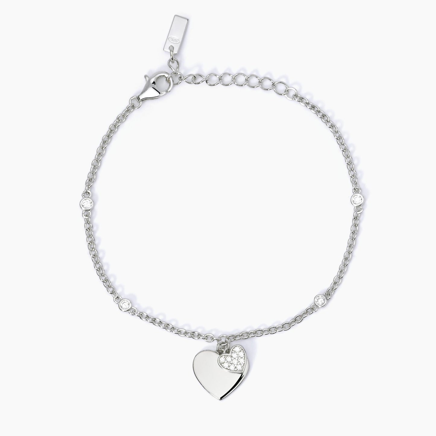 MABINA - Bracciale con Cuore Personalizzabile