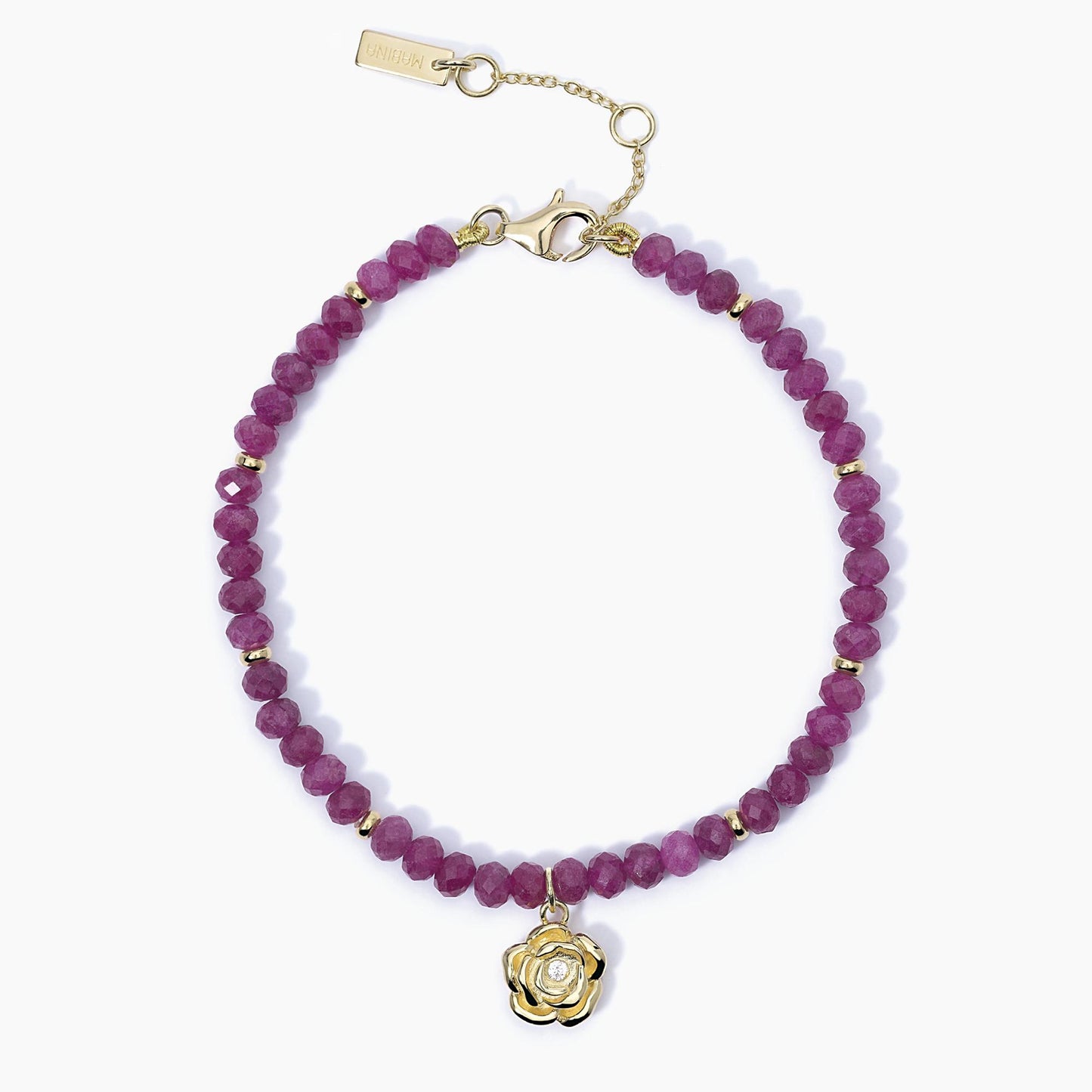 MABINA - Bracciale con rubiniLA VIE EN ROSE