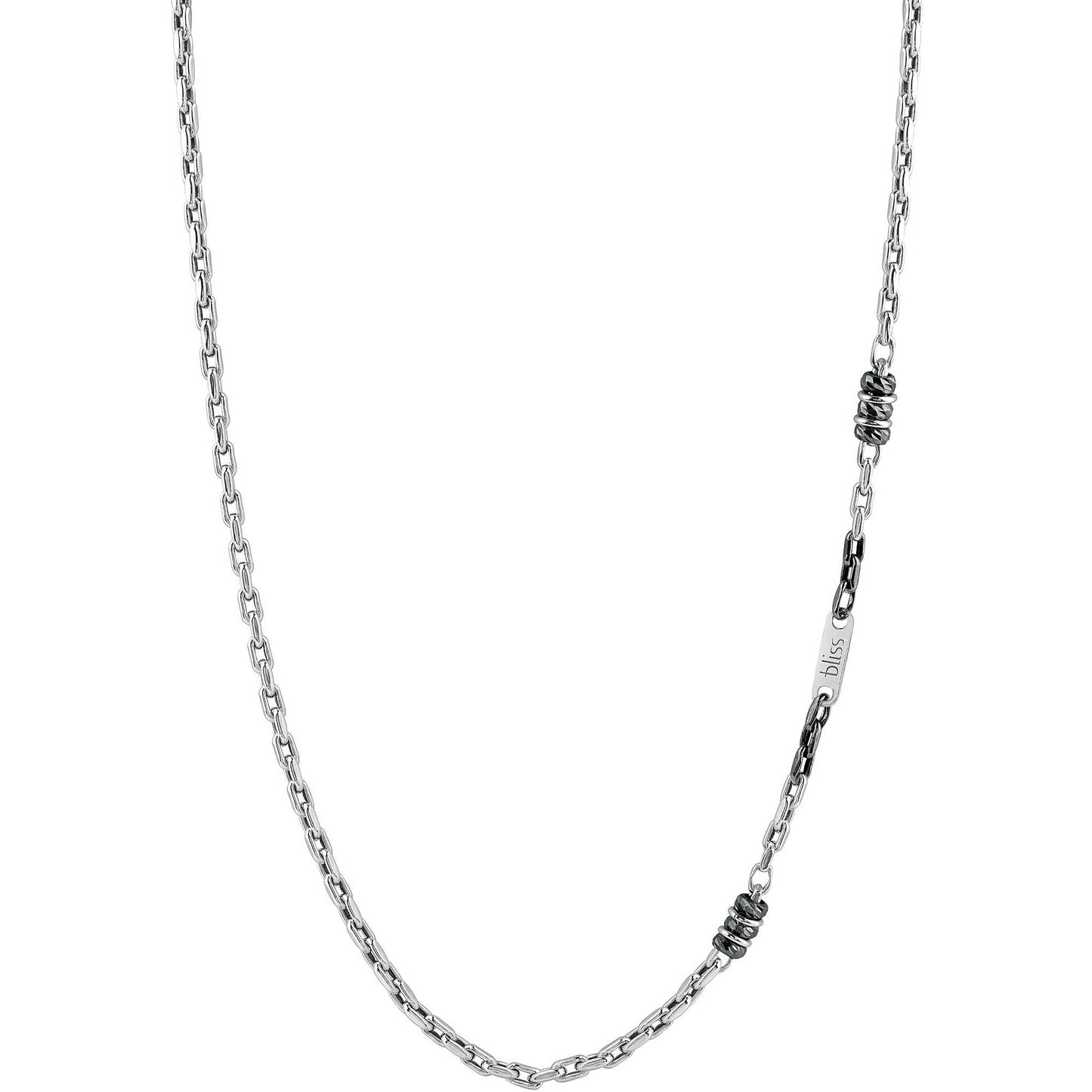 BLISS - Silver Hematite Necklace