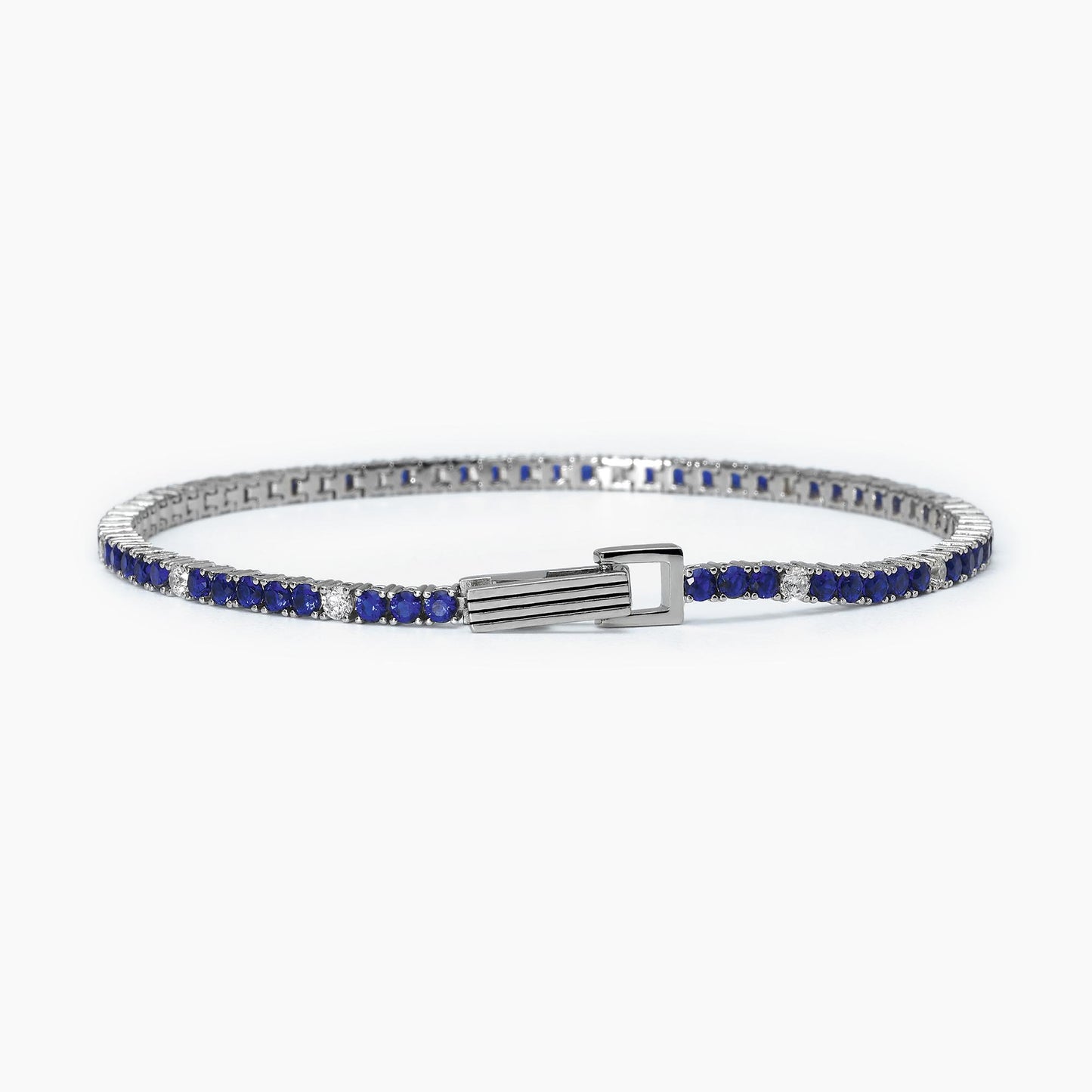 MABINA UOMO - Bracciale tennis blu TENNIS CLUB