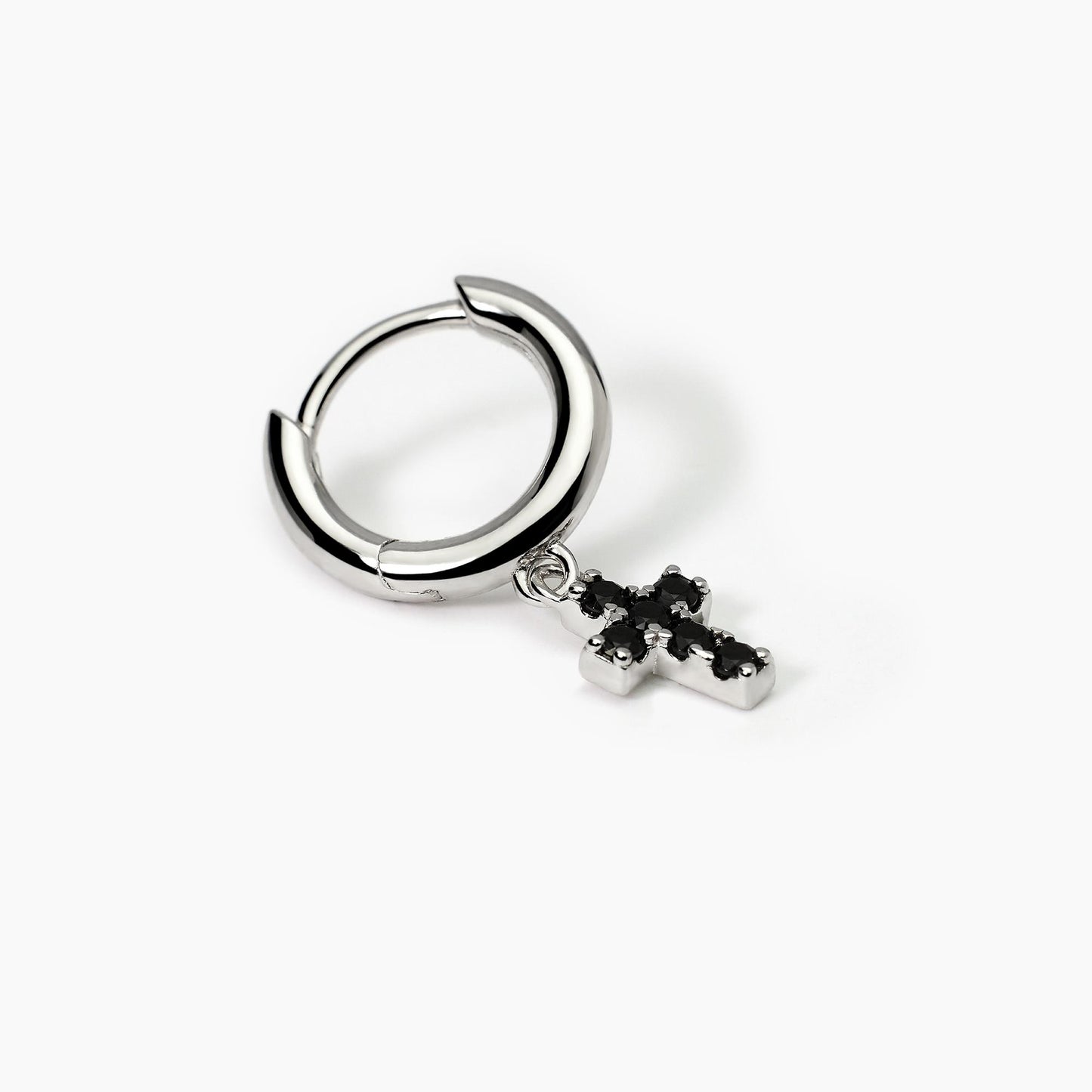 MABINA UOMO - Orecchino con ciondolo croce MYSTICAL