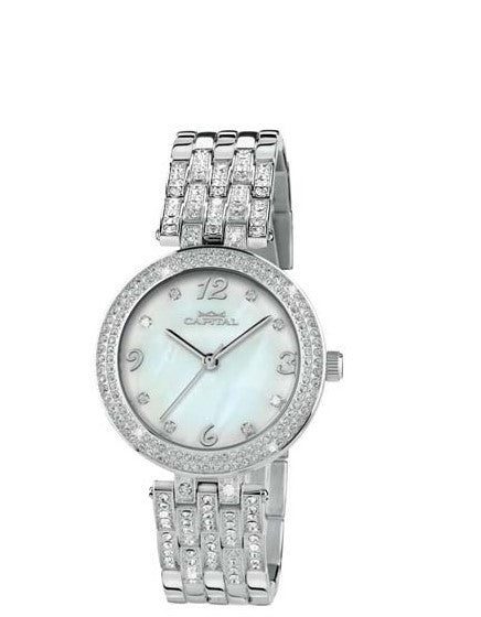 CAPITAL - Orologio Acciaio con Zirconi