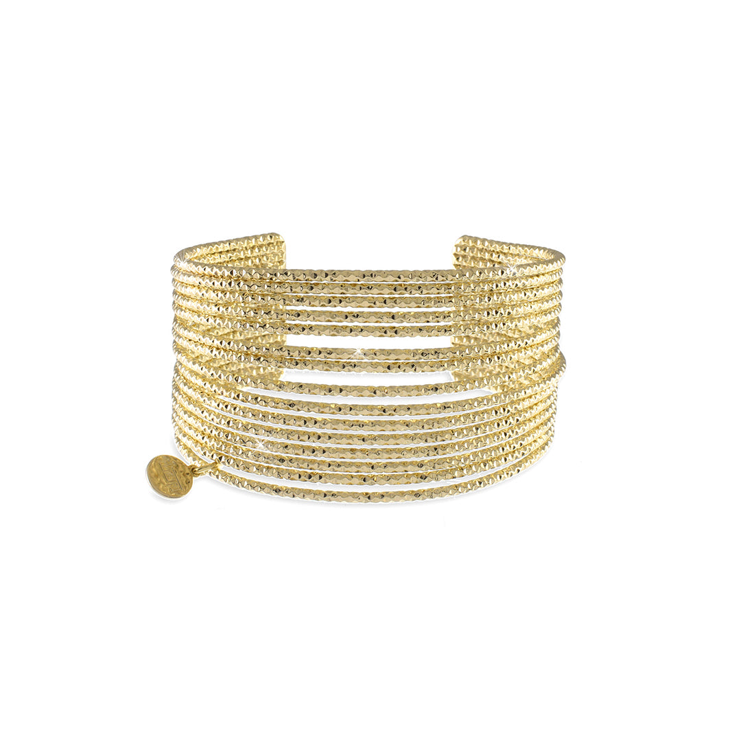 UNOAERRE - Bracciale in bronzo dorato