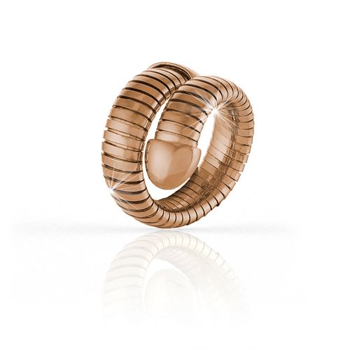 UNOAERRE - Pinkish Gas Pipe Ring