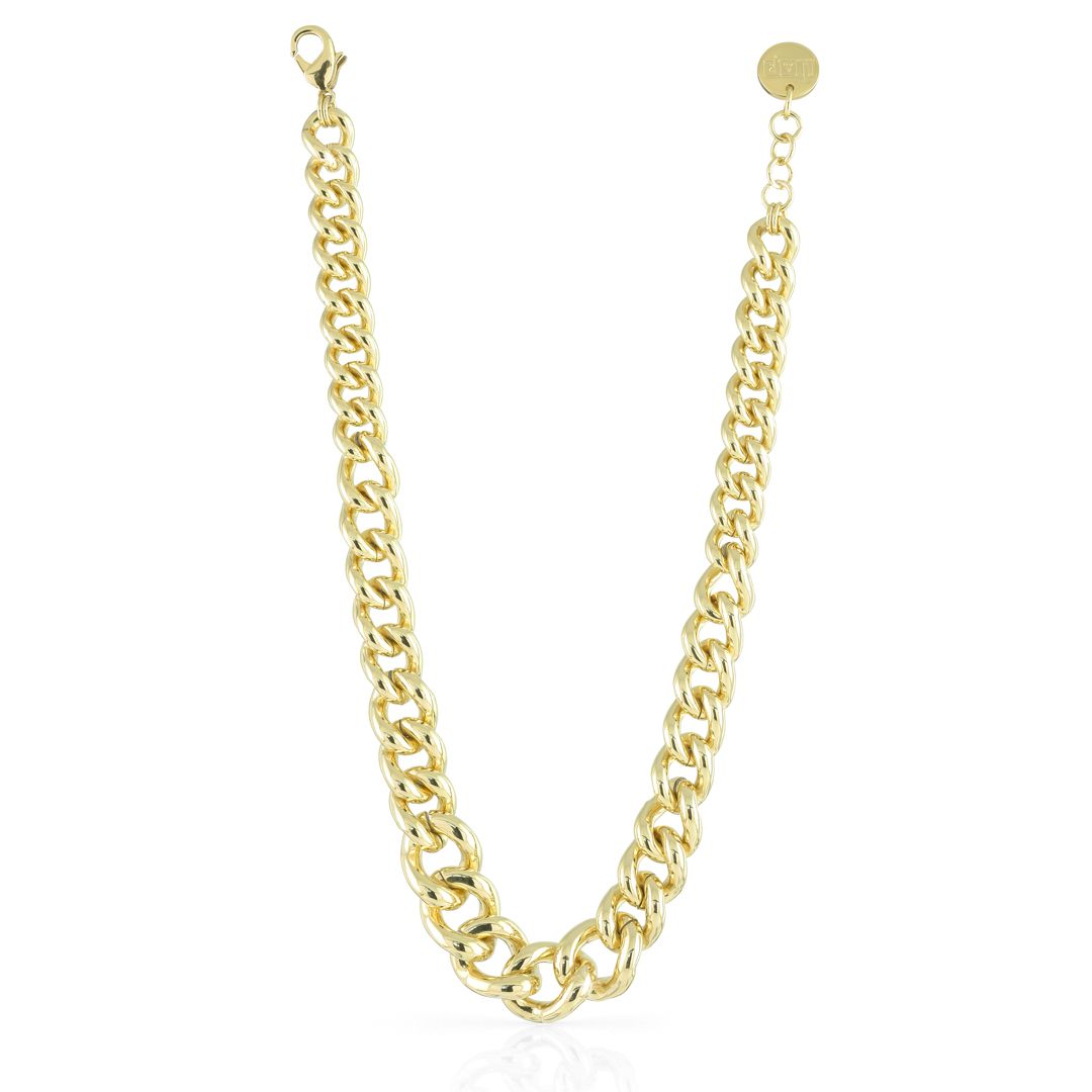 UNOAERRE - Collana Lunga Bronzo Dorato