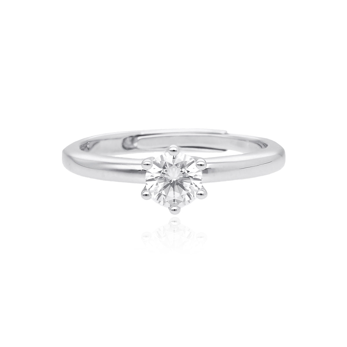 MABINA - Anello Solitario in Argento