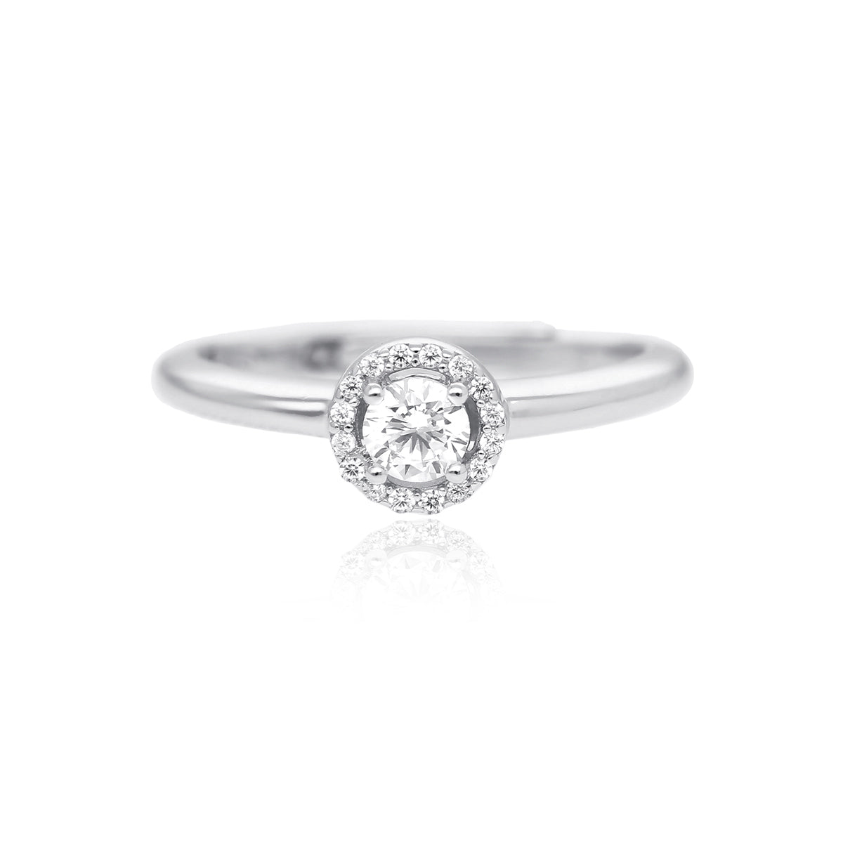 MABINA - Anello Solitario in Argento