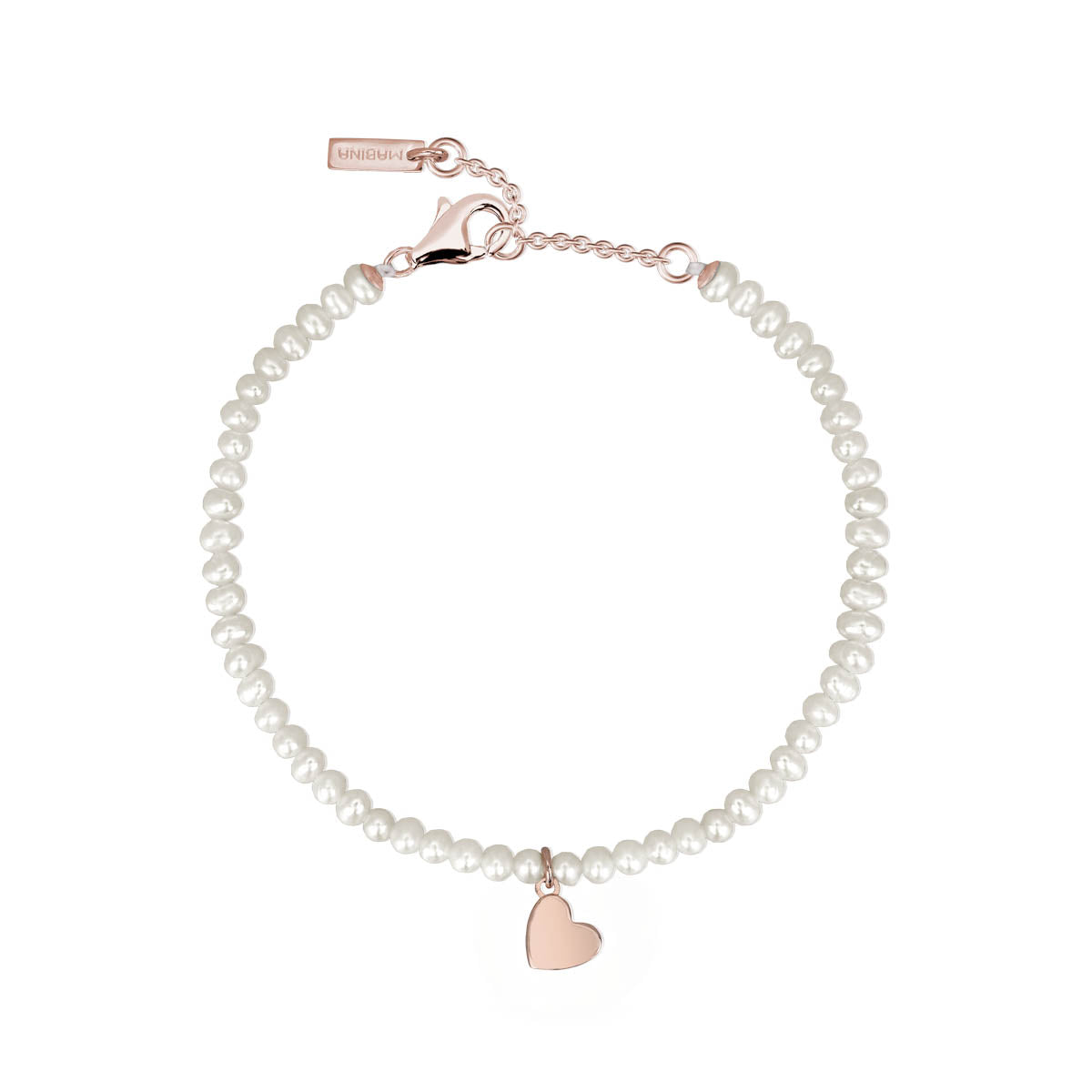 MABINA - Bracciale Perline e Cuore