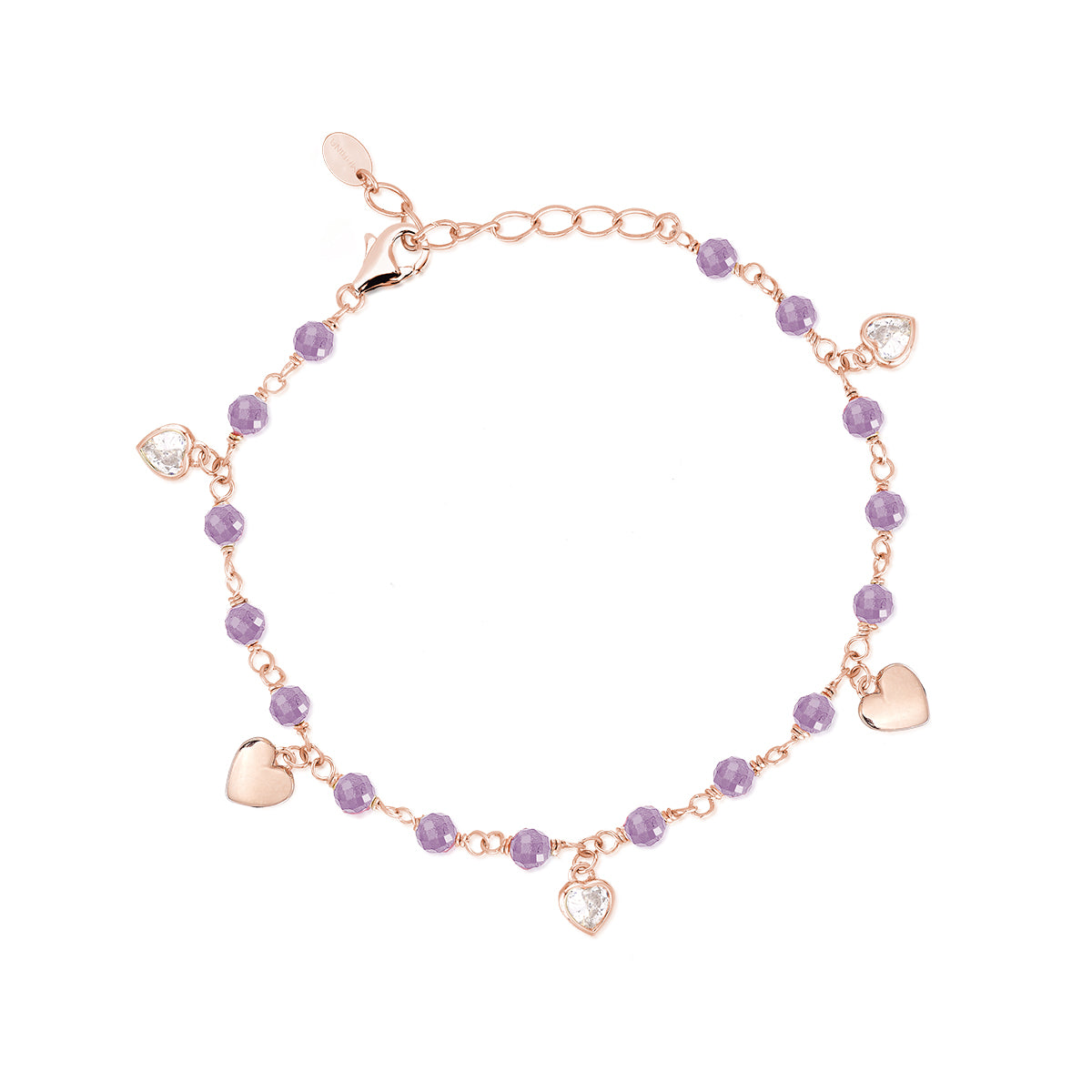 MABINA - Bracciale Pietre Viola