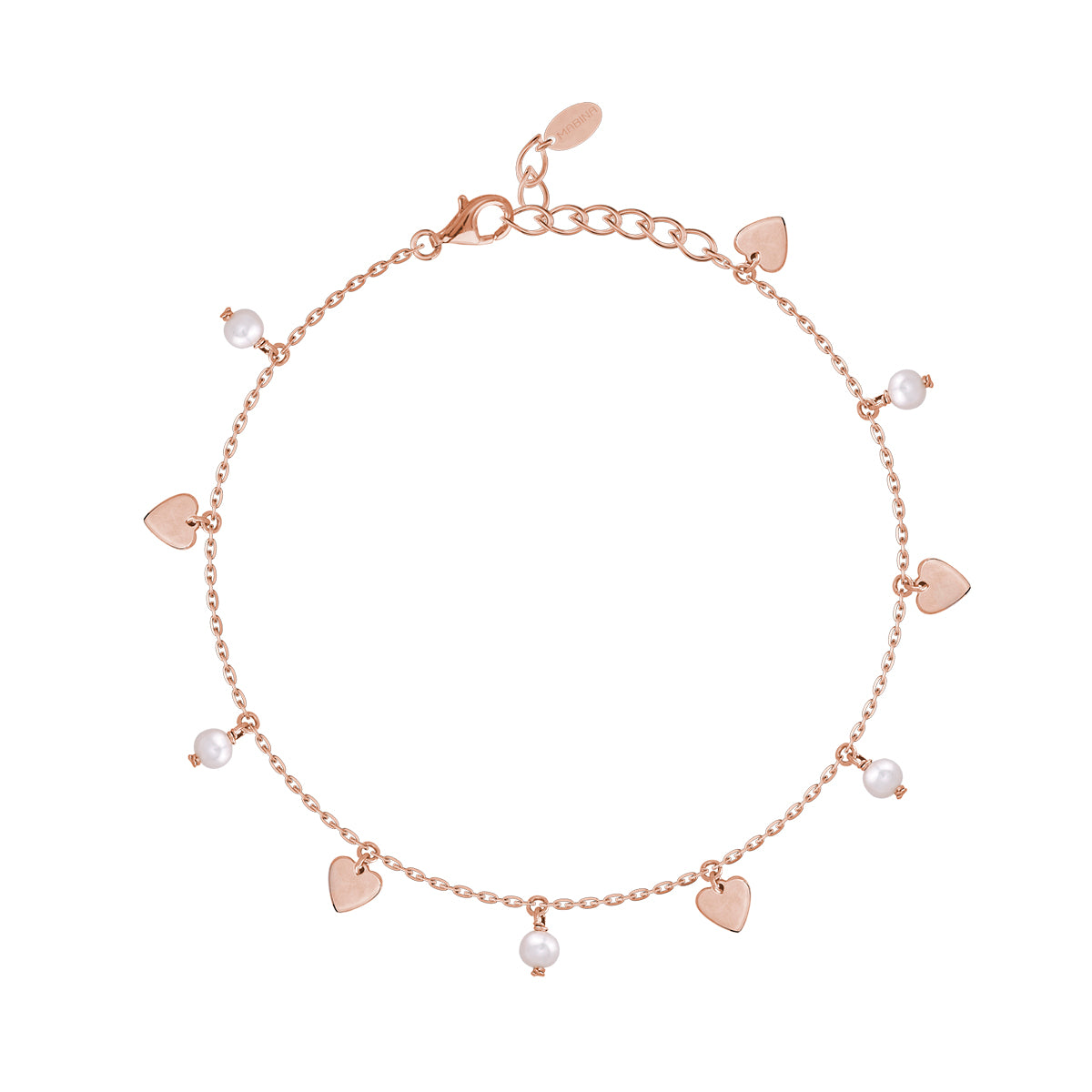 MABINA - Pearls and Hearts Anklet