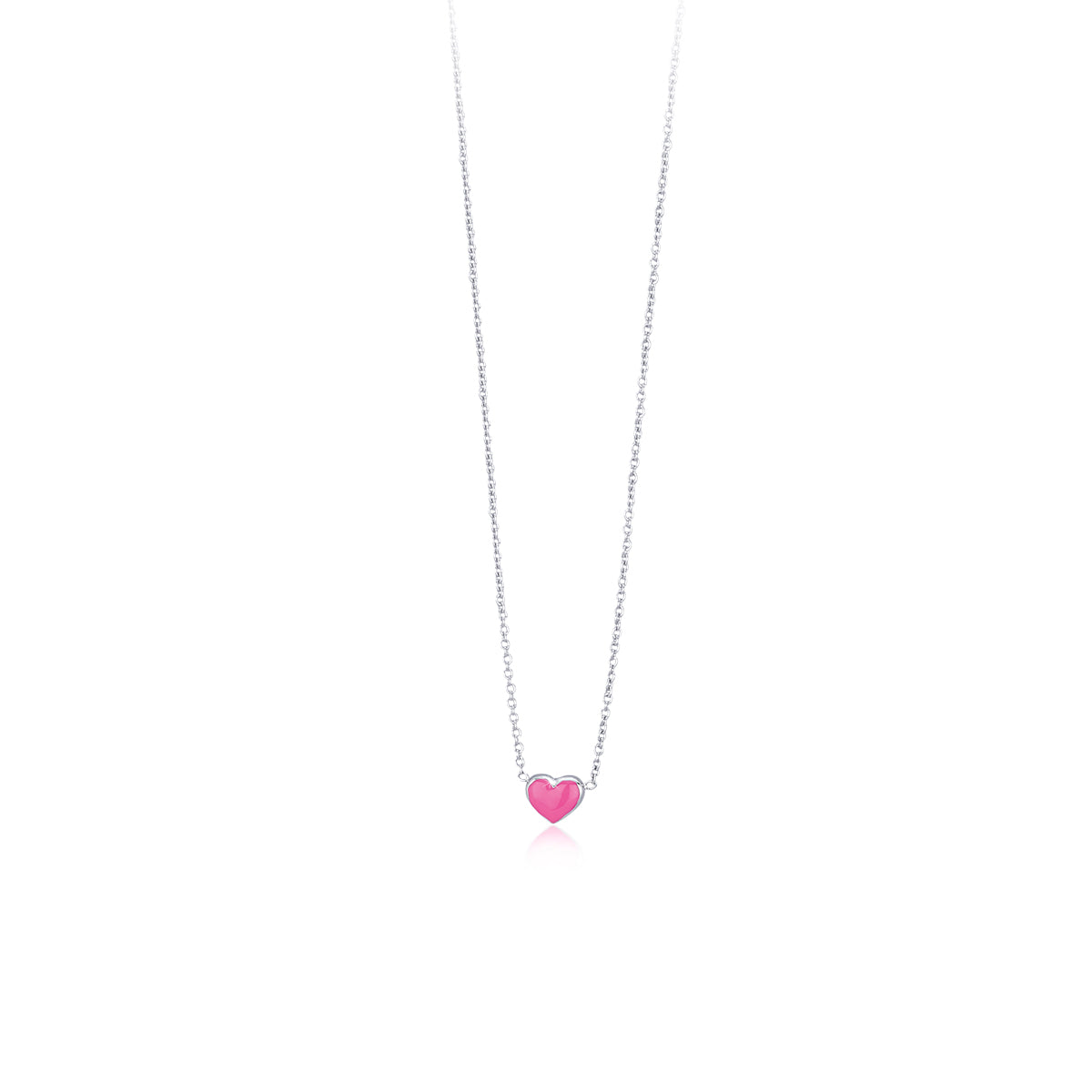 MABINA - Necklace with Fuxia Heart