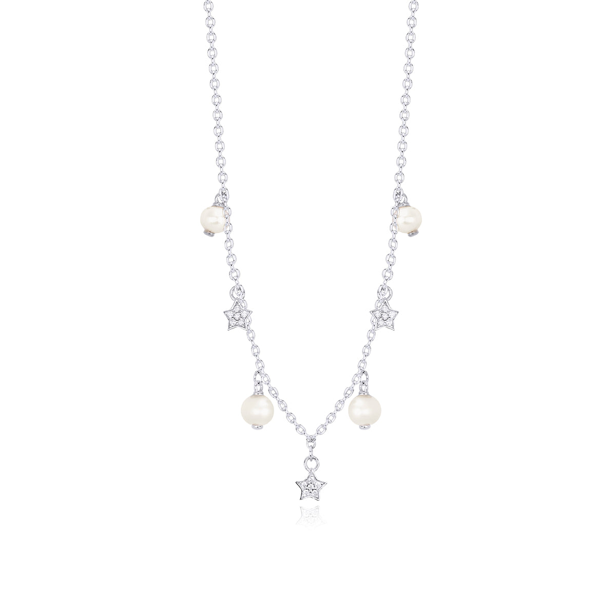 MABINA - Collana Stelle e Perle