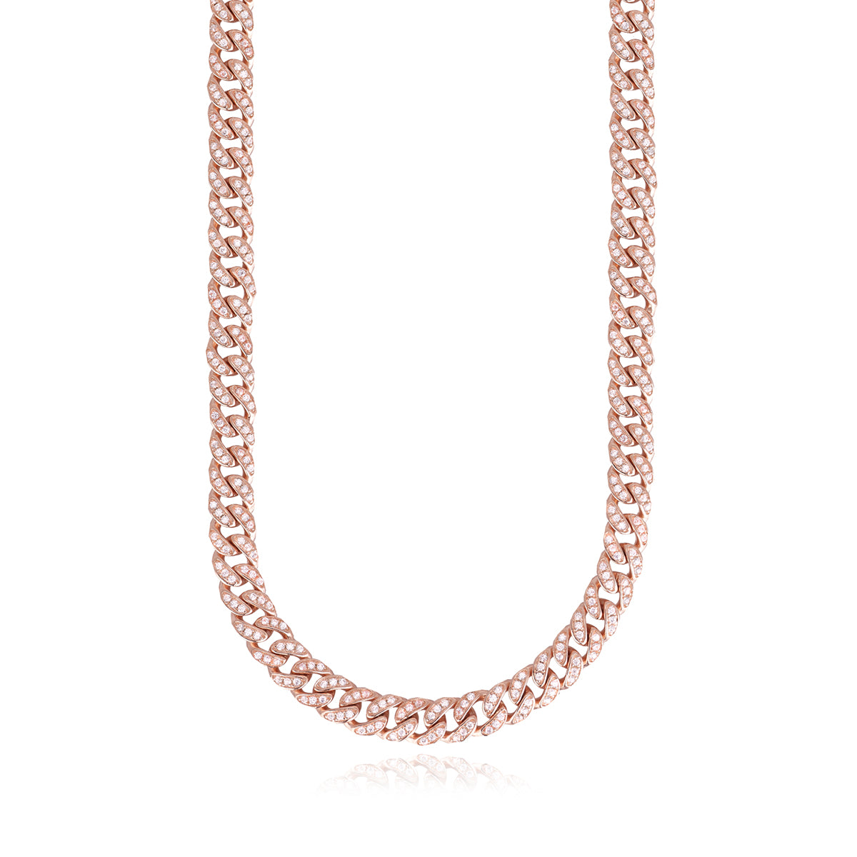 MABINA - Collana Groumette Rose