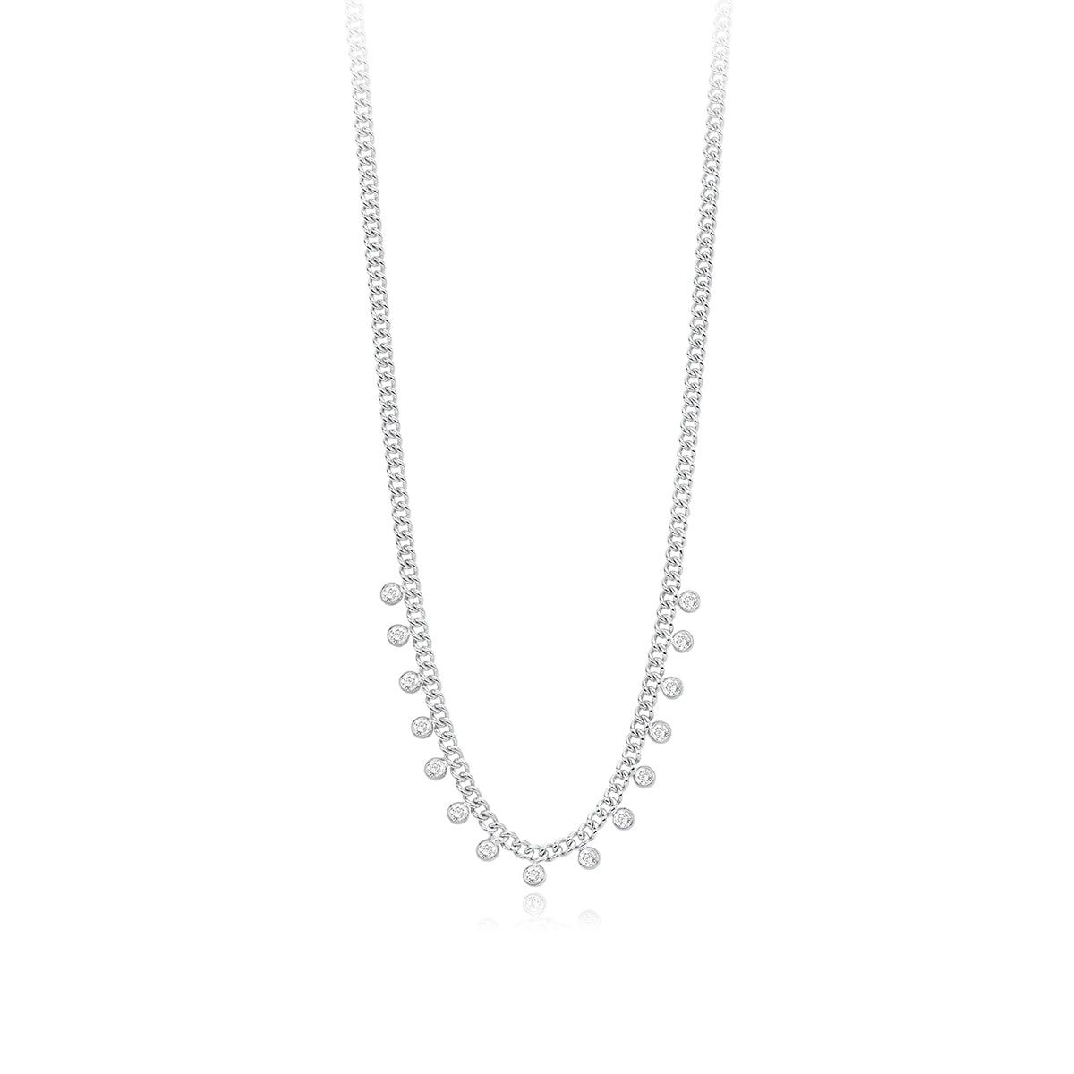 MABINA - Collana con Catenina e Zirconi