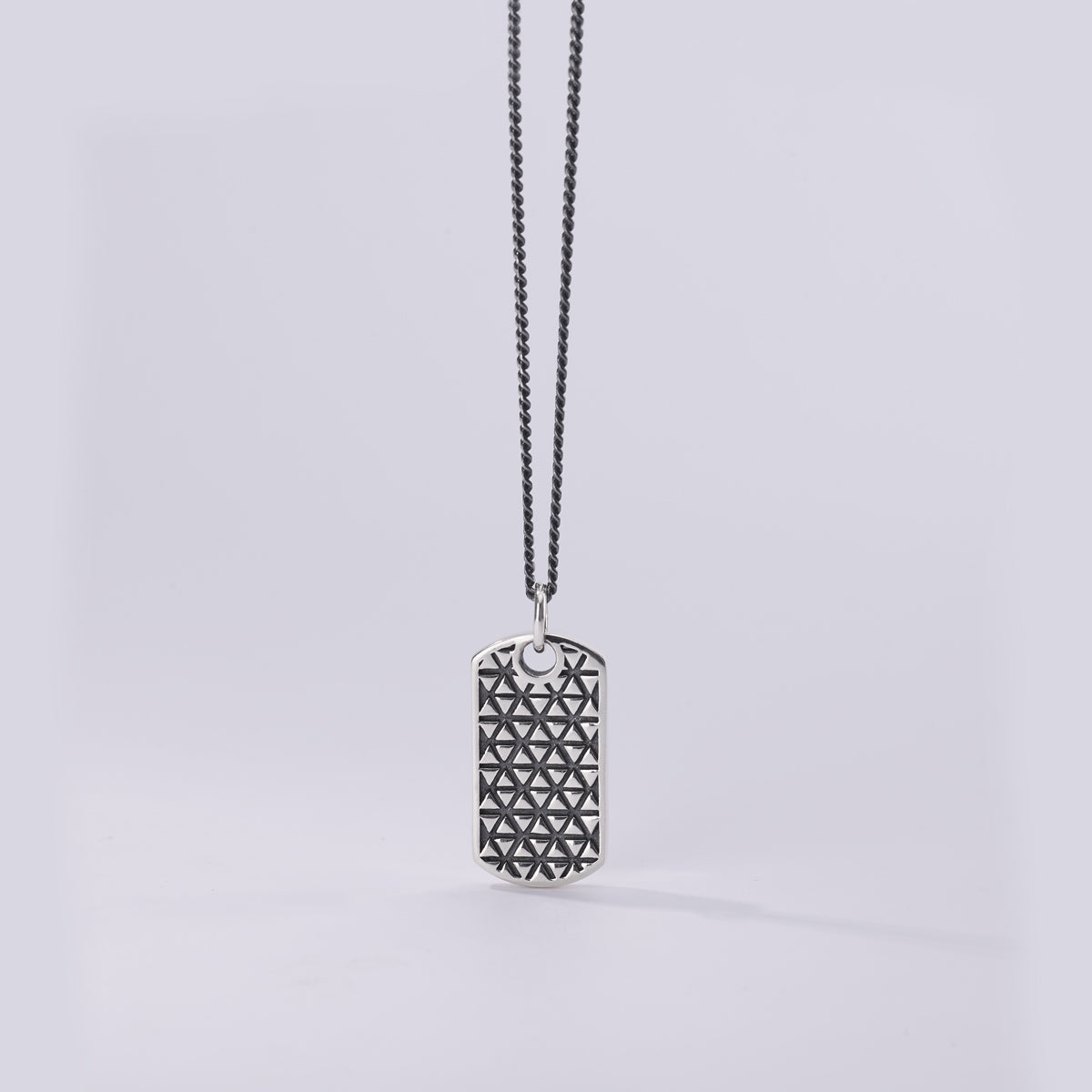 MABINA UOMO - Collana Piastra a Rombi