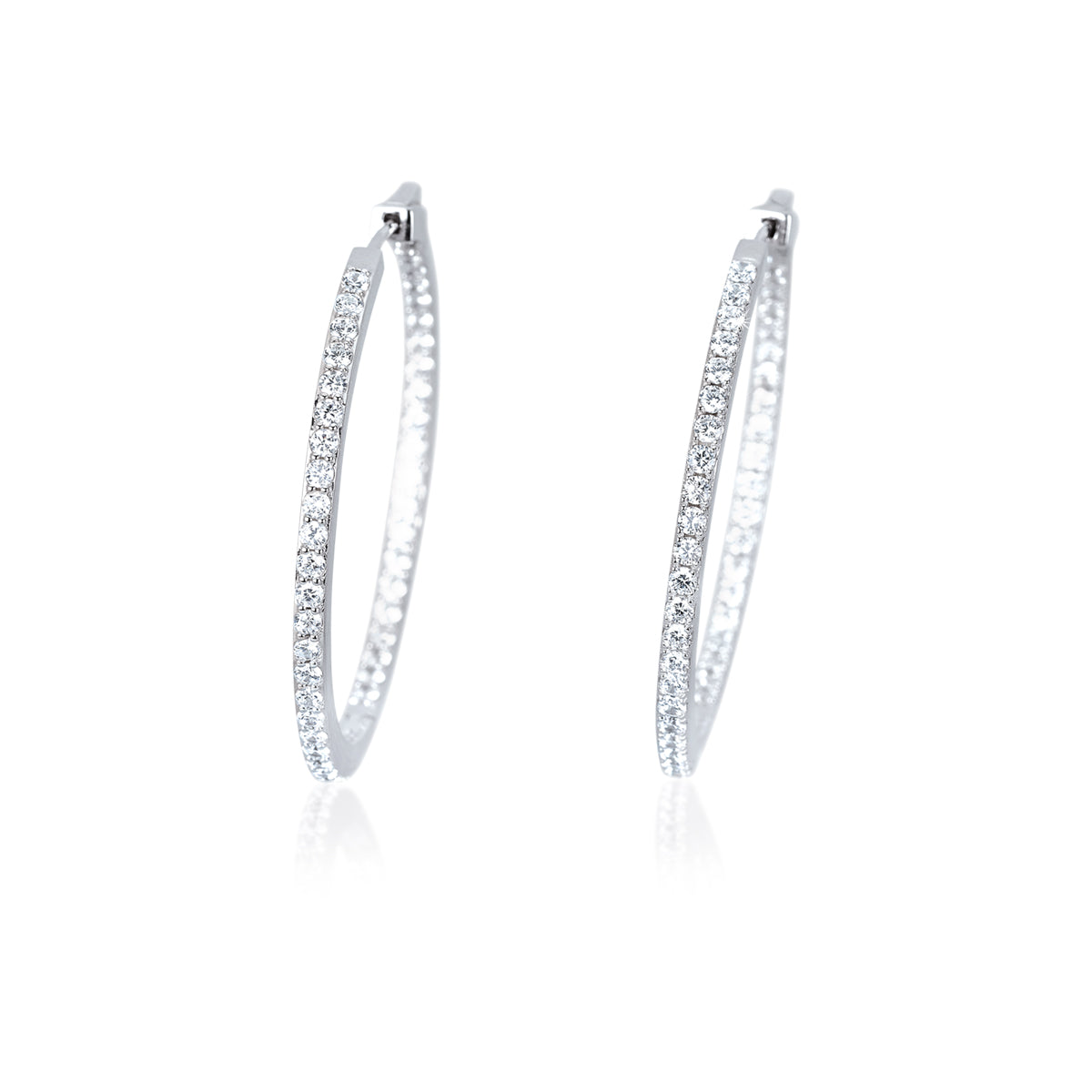 MABINA - Large Hoop Earrings