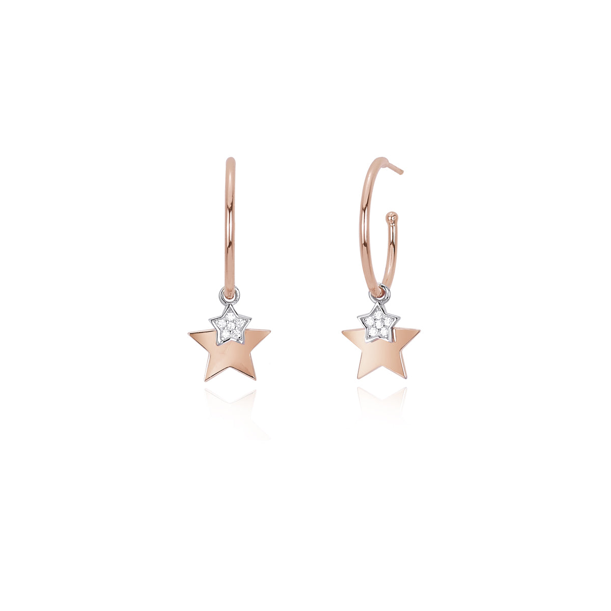 MABINA - Orecchini Pendenti con Stelle