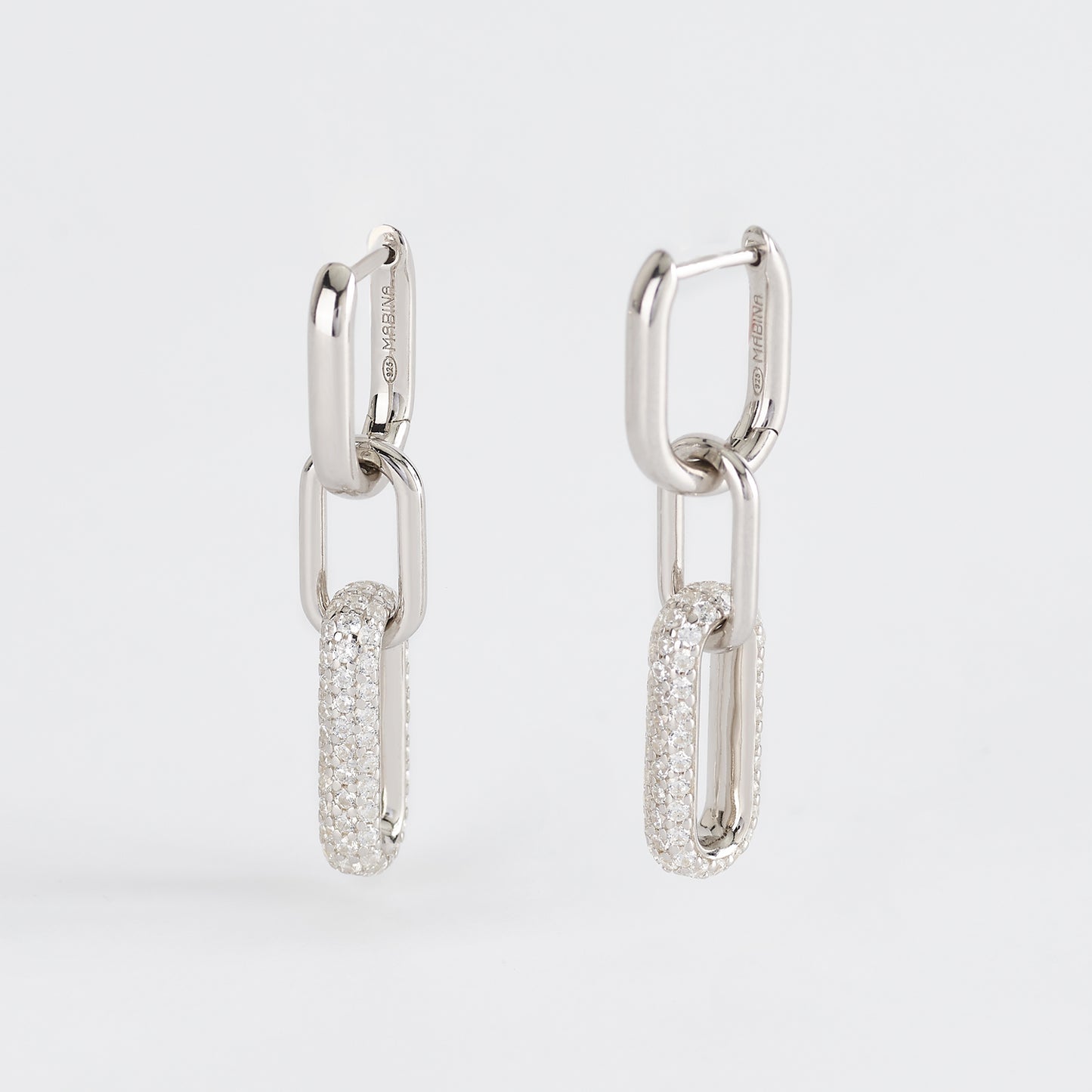 MABINA - Orecchini Maglie Ovali