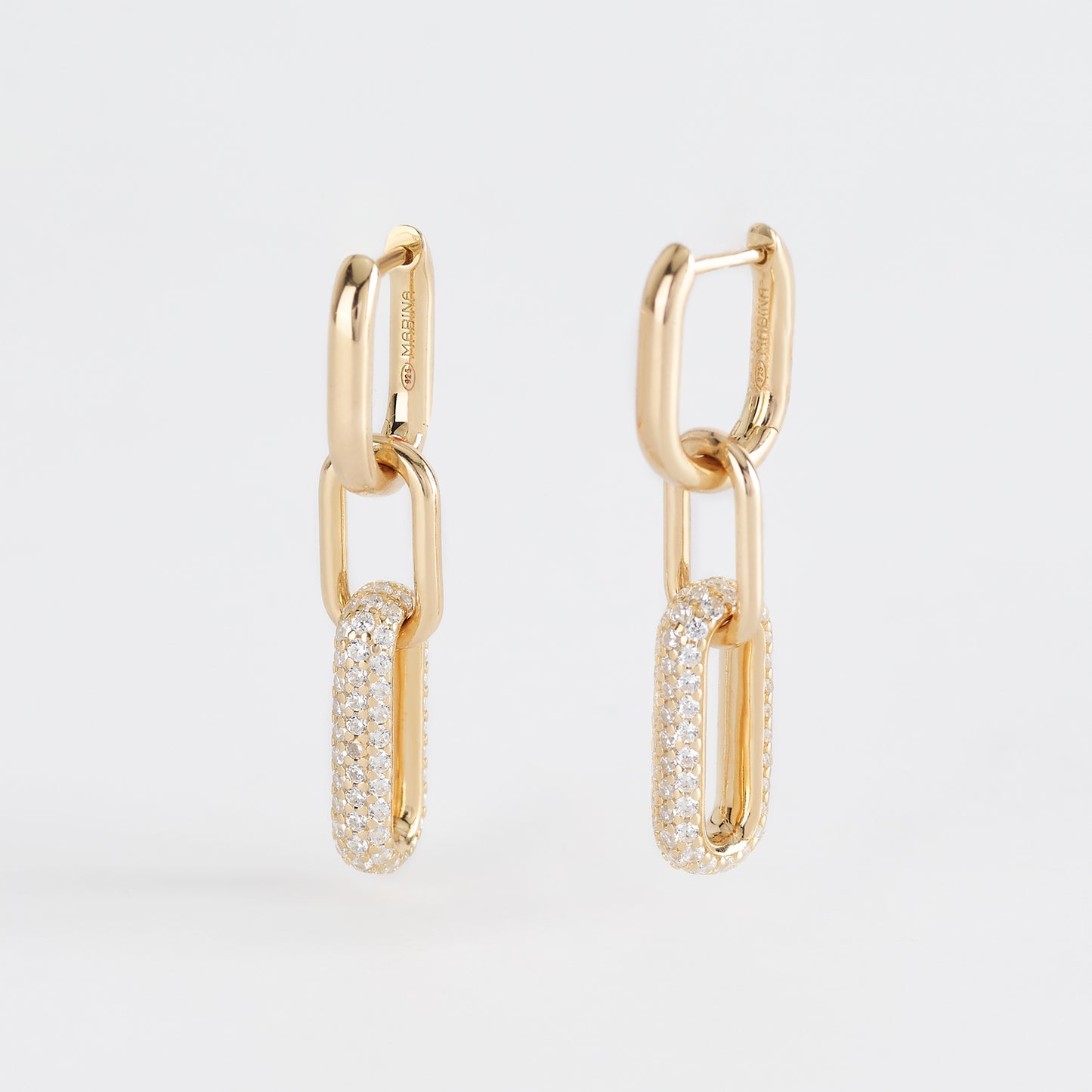 MABINA - Orecchini Maglie Ovali