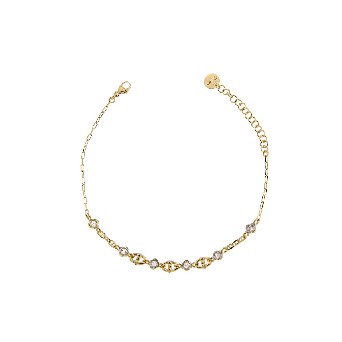 RUE DES MILLE - Bracciale Maglia Marine e Borchie