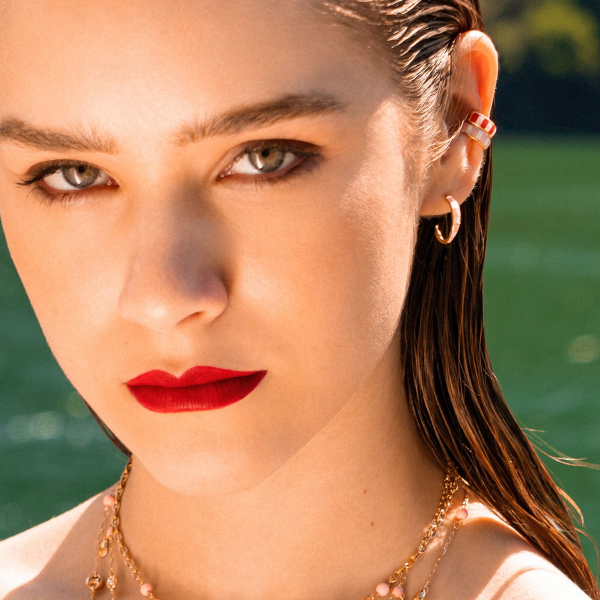 RUE DES MILLE - Mono-Orecchino Rosa