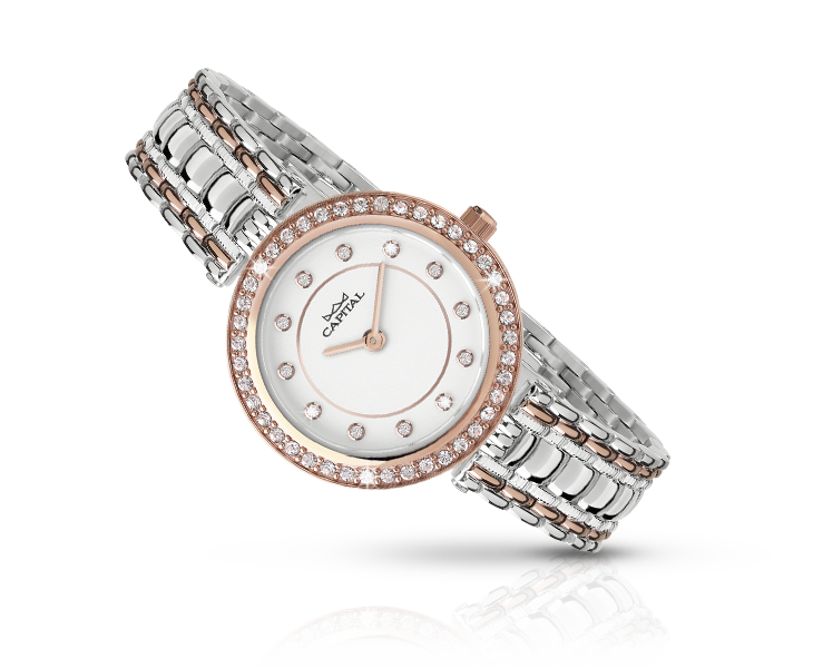 CAPITAL - Orologio Bicolore Rose
