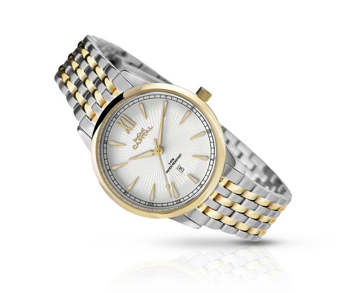 CAPITAL - Orologio Bicolore Dorato