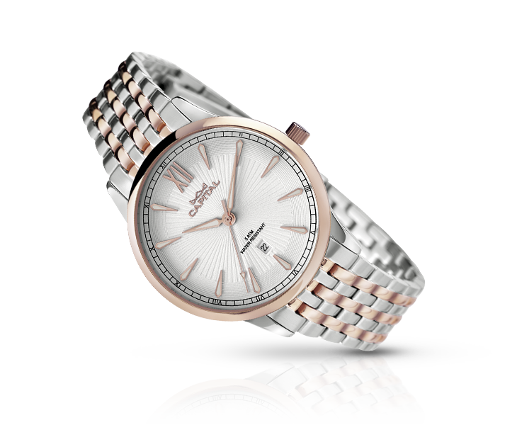 CAPITAL - Orologio Bicolore Rosato