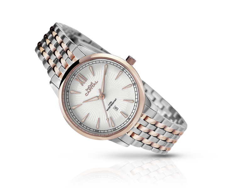 CAPITAL - Orologio Bicolore Rosato