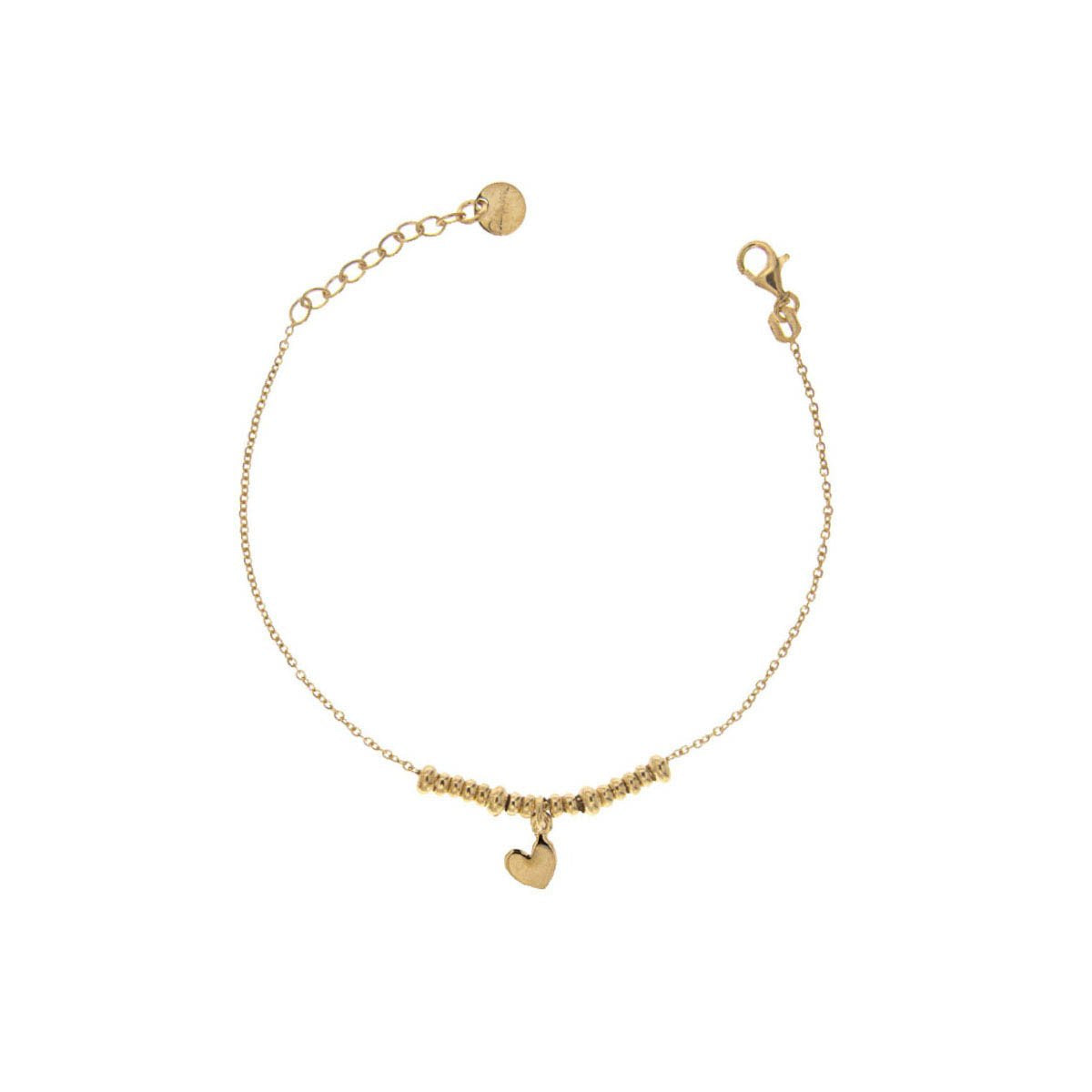 RUE DES MILLE - Bracciale micro anelli Cuore