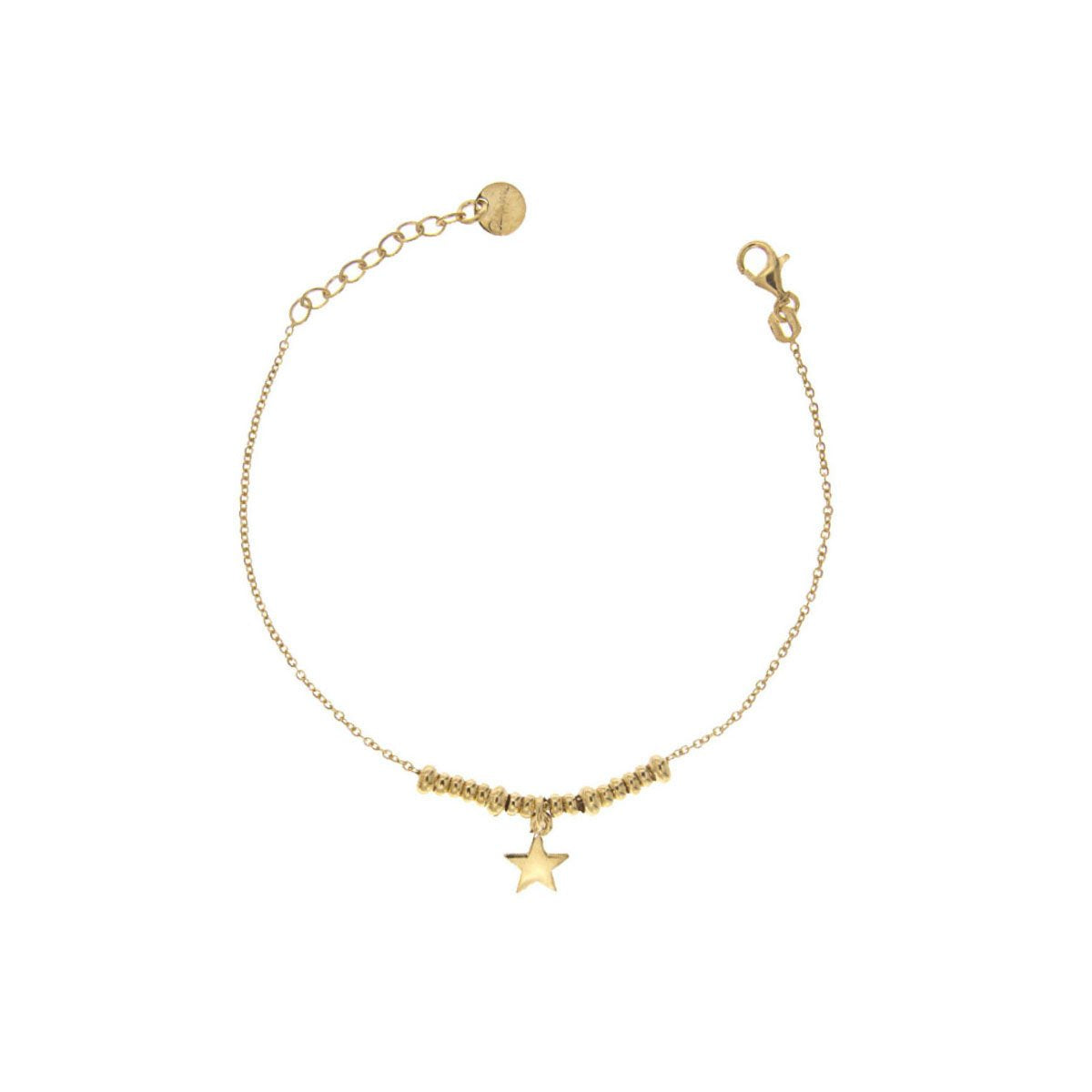 RUE DES MILLE - Bracciale micro anelli Stella