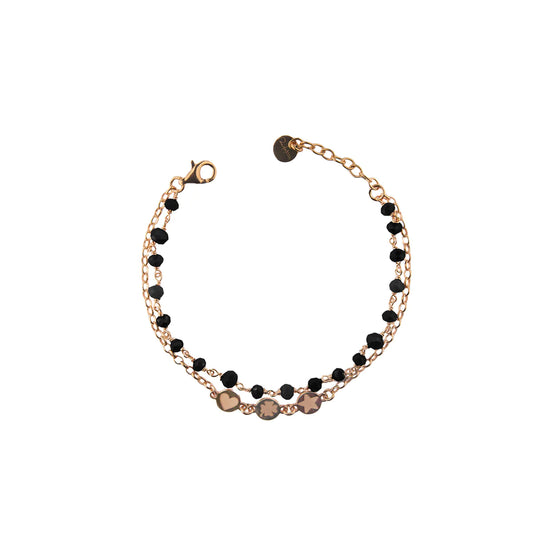 RUE DES MILLE - Bracciale Doppio Filo Gipsy Black