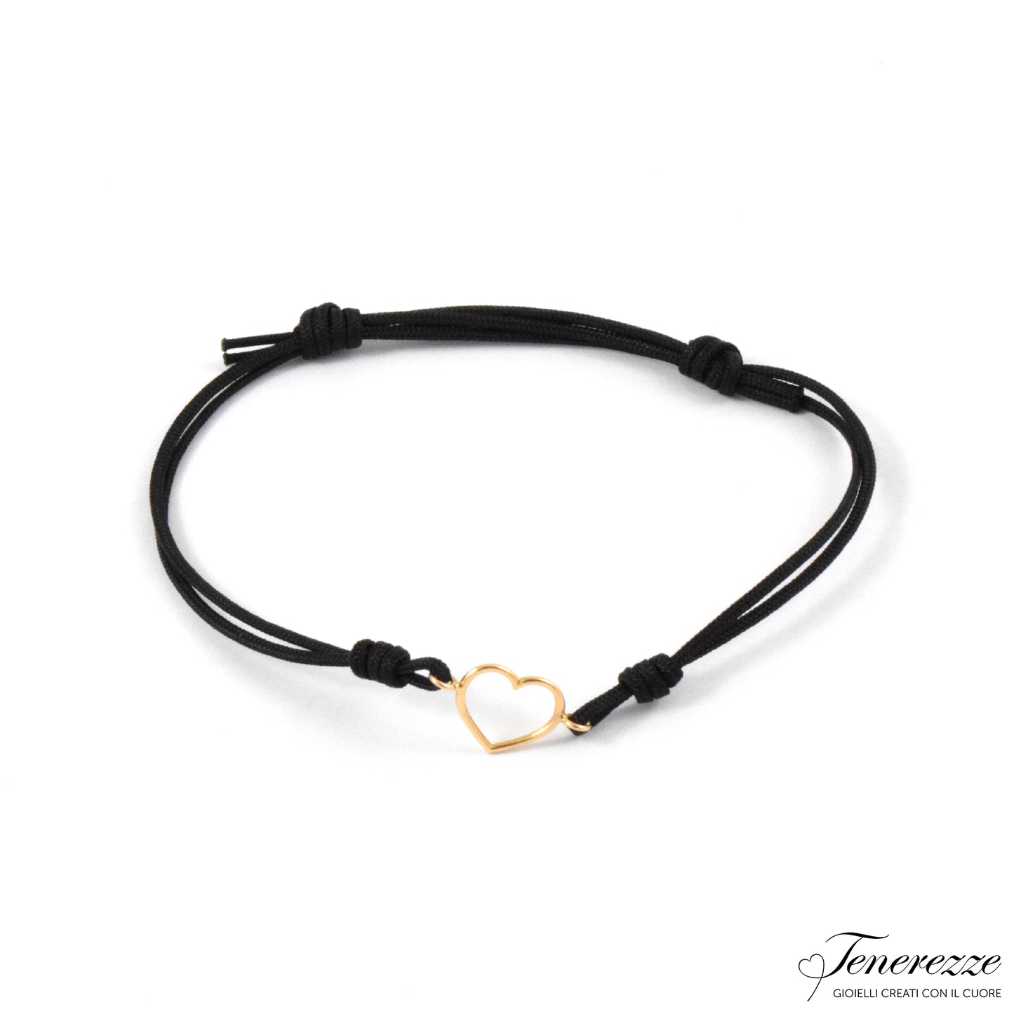 Tenerezze - Bracciale Cuore Black