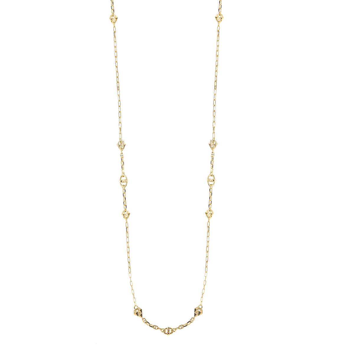 RUE DES MILLE - Collana Maglia Marina e Cuore Matto