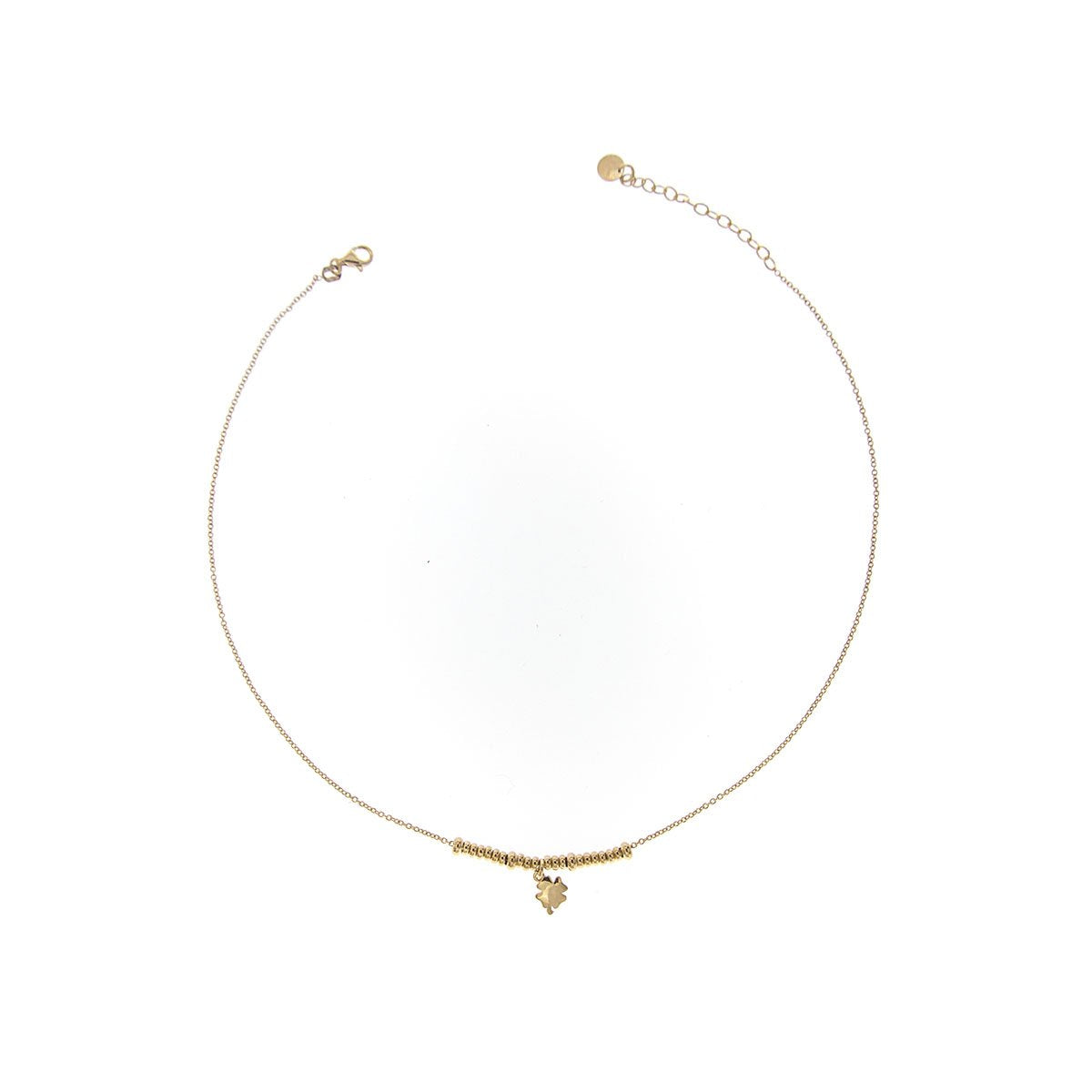 RUE DES MILLE - Collana micro anelli Quadrifoglio