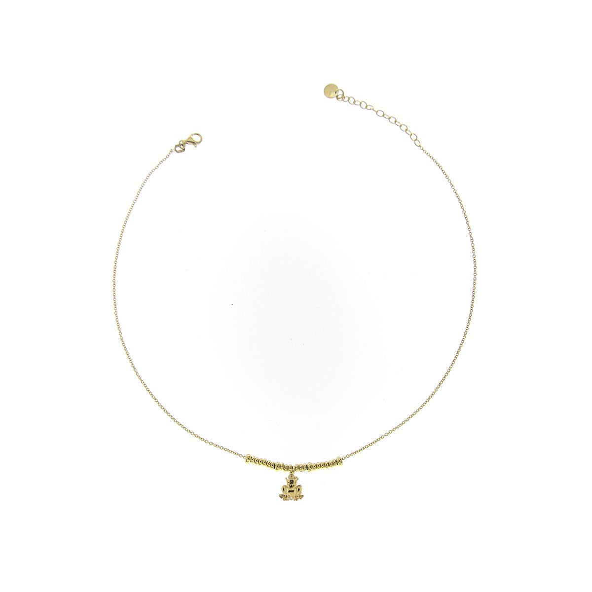 RUE DES MILLE - Collana micro anelli Rana