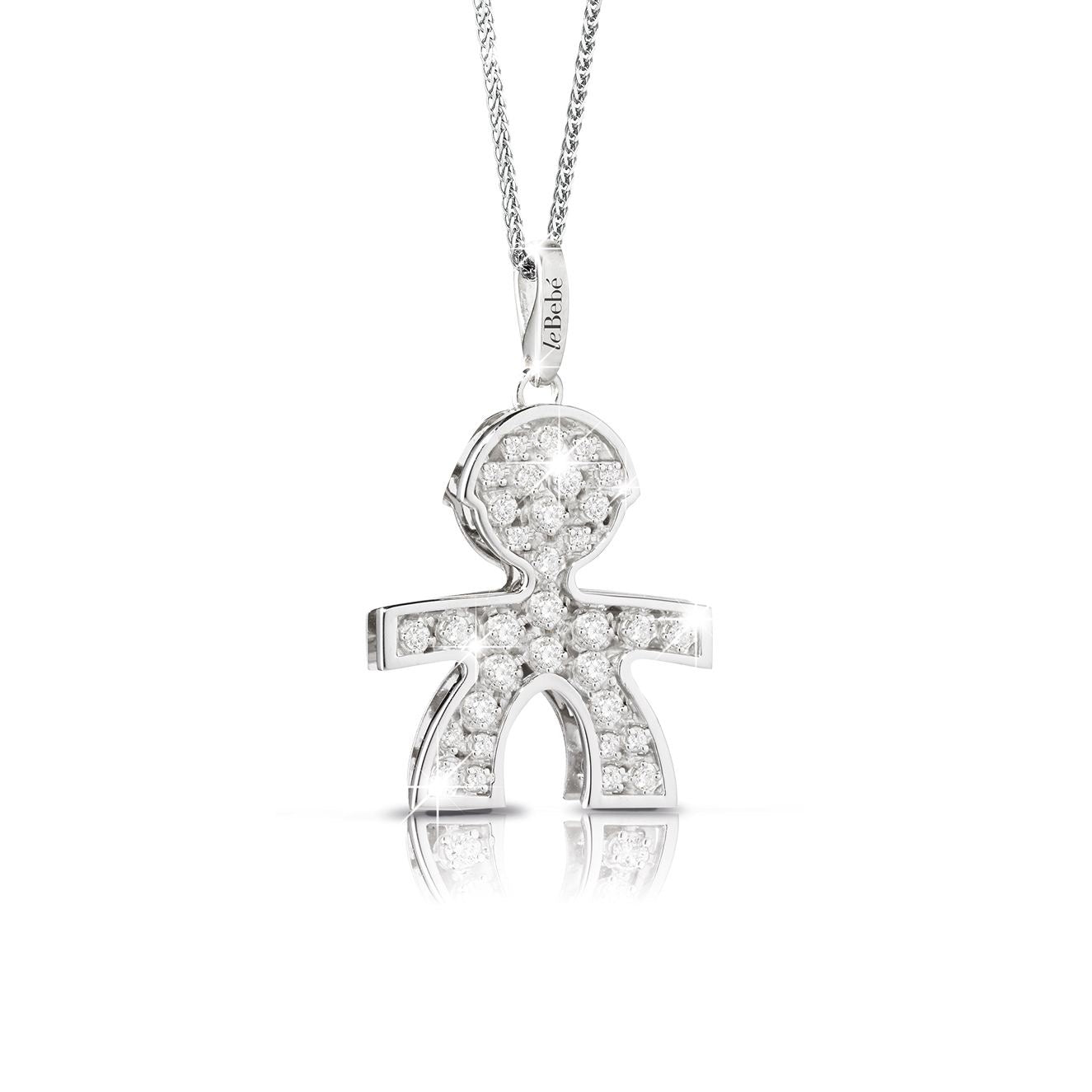 LeBebè- Ciondolo Pavè Grande Bimbo