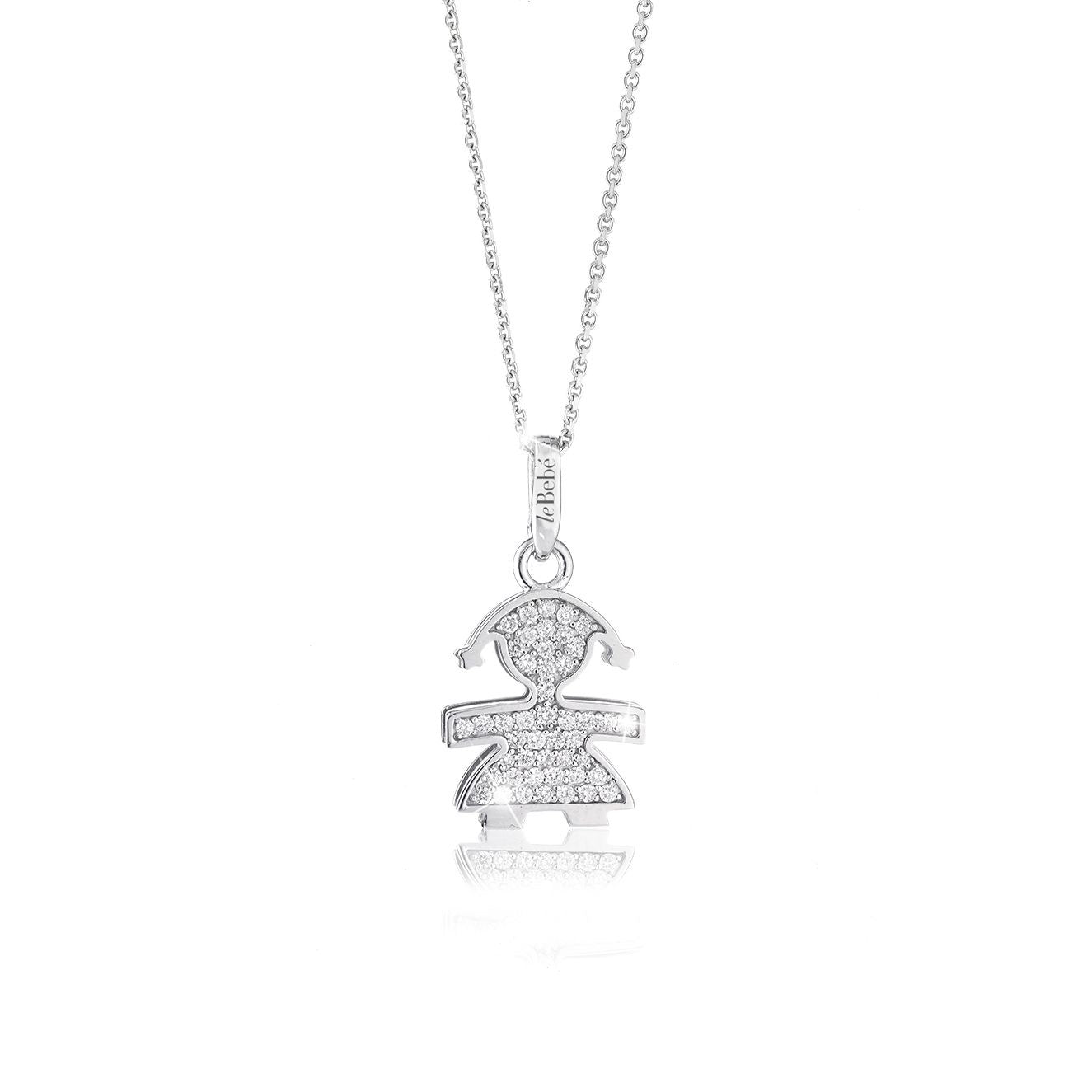 LeBebè- Collana Pavè micro-setting Bimba