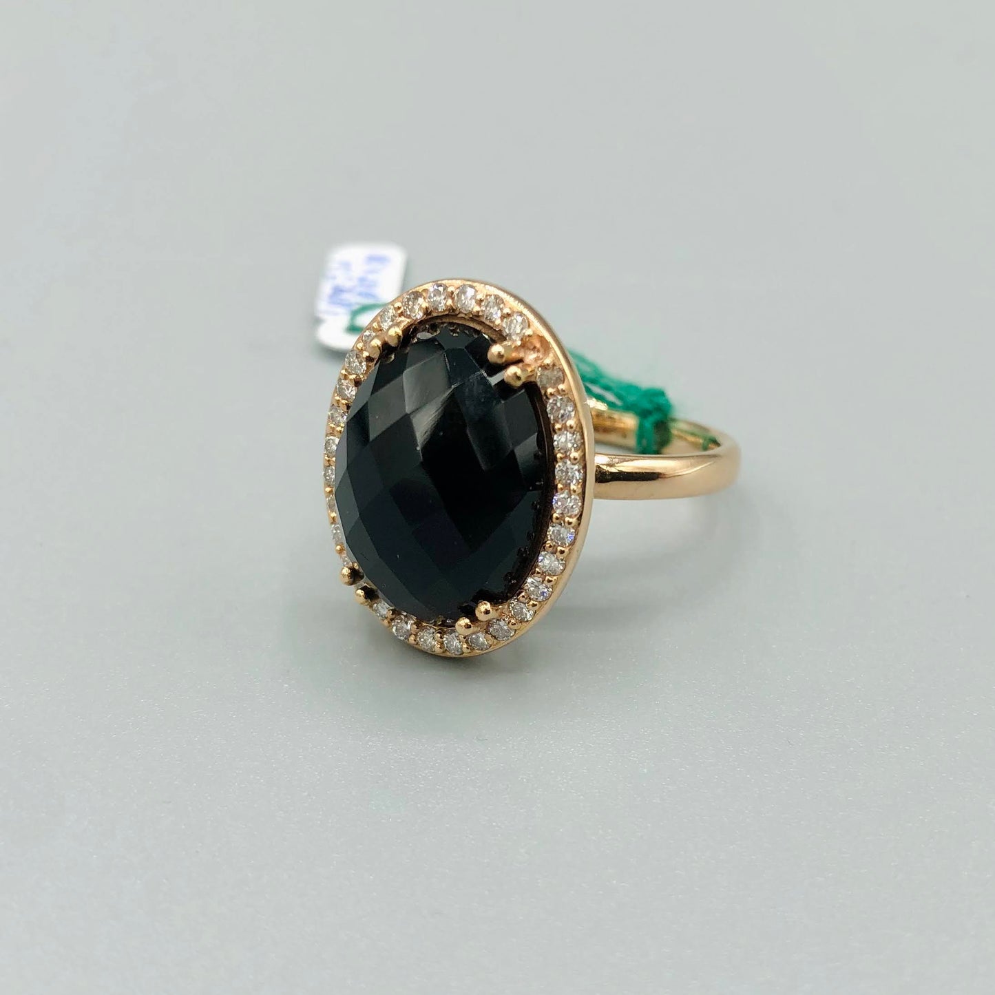 Gioielli Venone - Anello Onice Nera e Diamanti