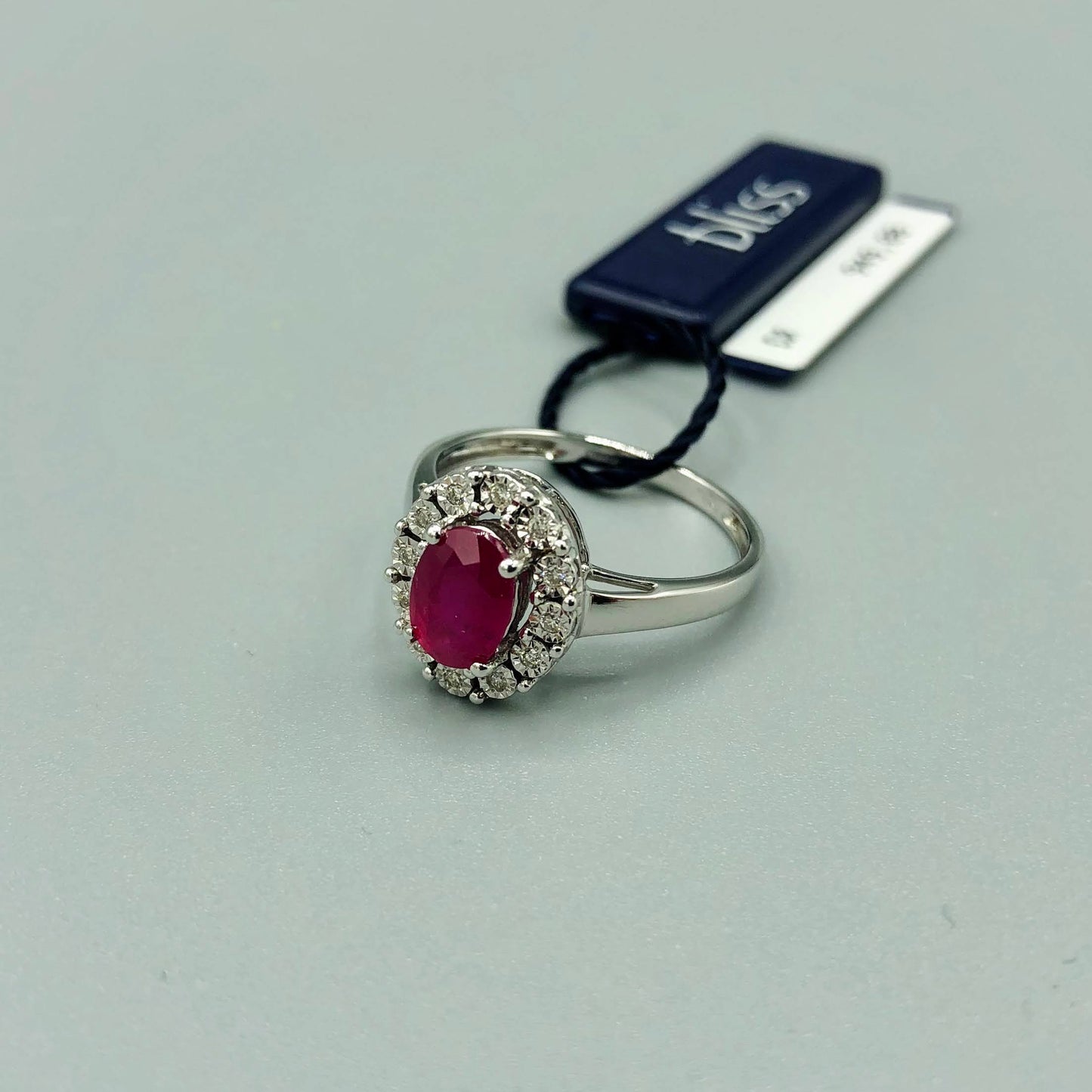 Bliss - Anello Rubino e Diamanti