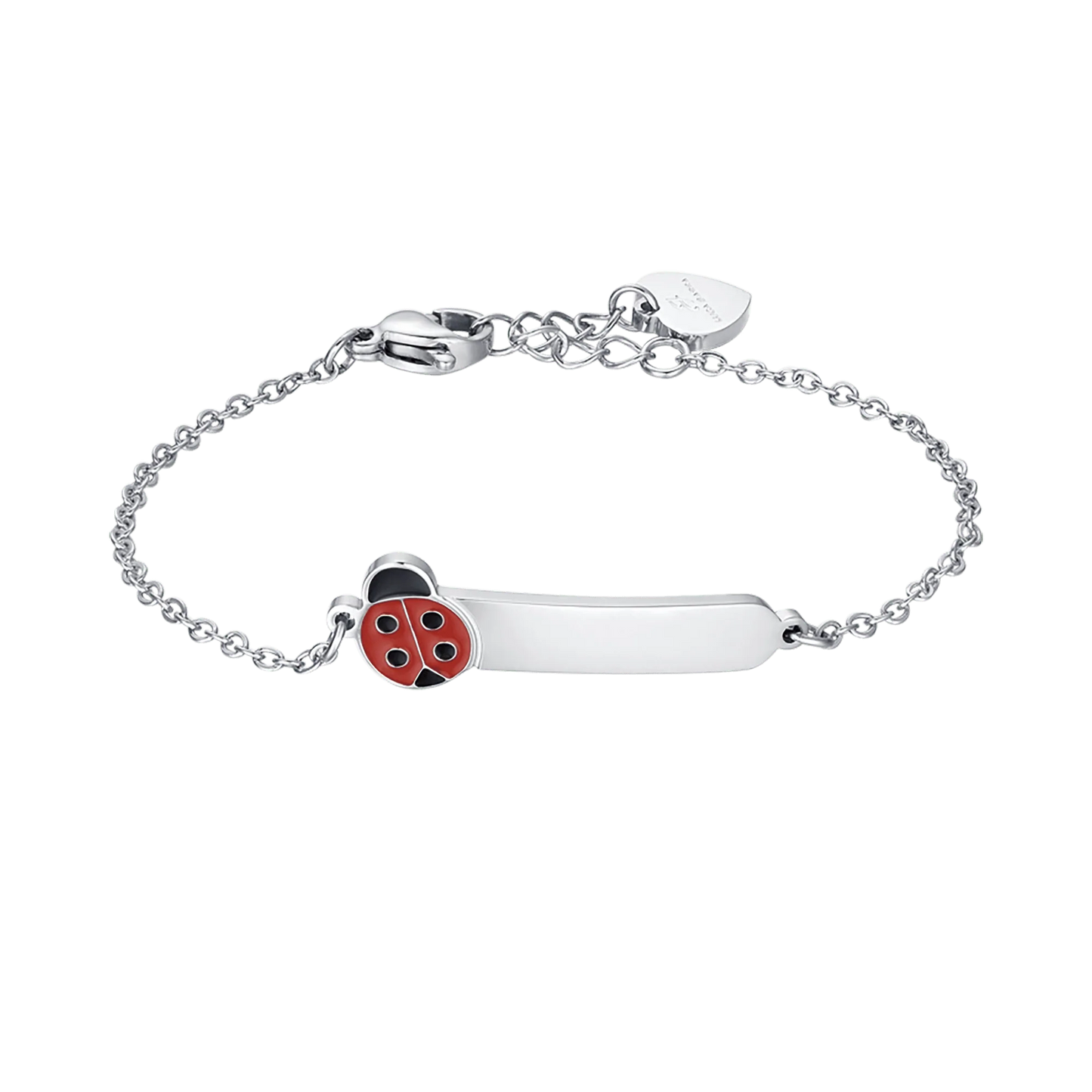 LUCA BARRA - Bracciale Piastrina Coccinella